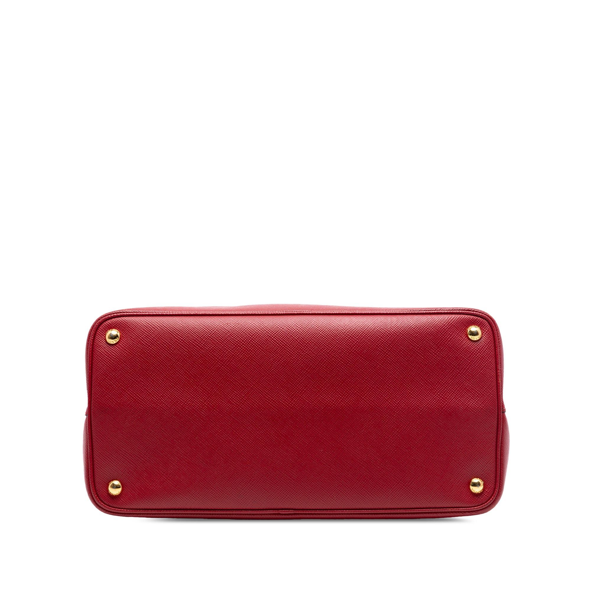 Prada Medium Saffiano Cuir Double Satchel Size ONE SIZE - 3 Thumbnail