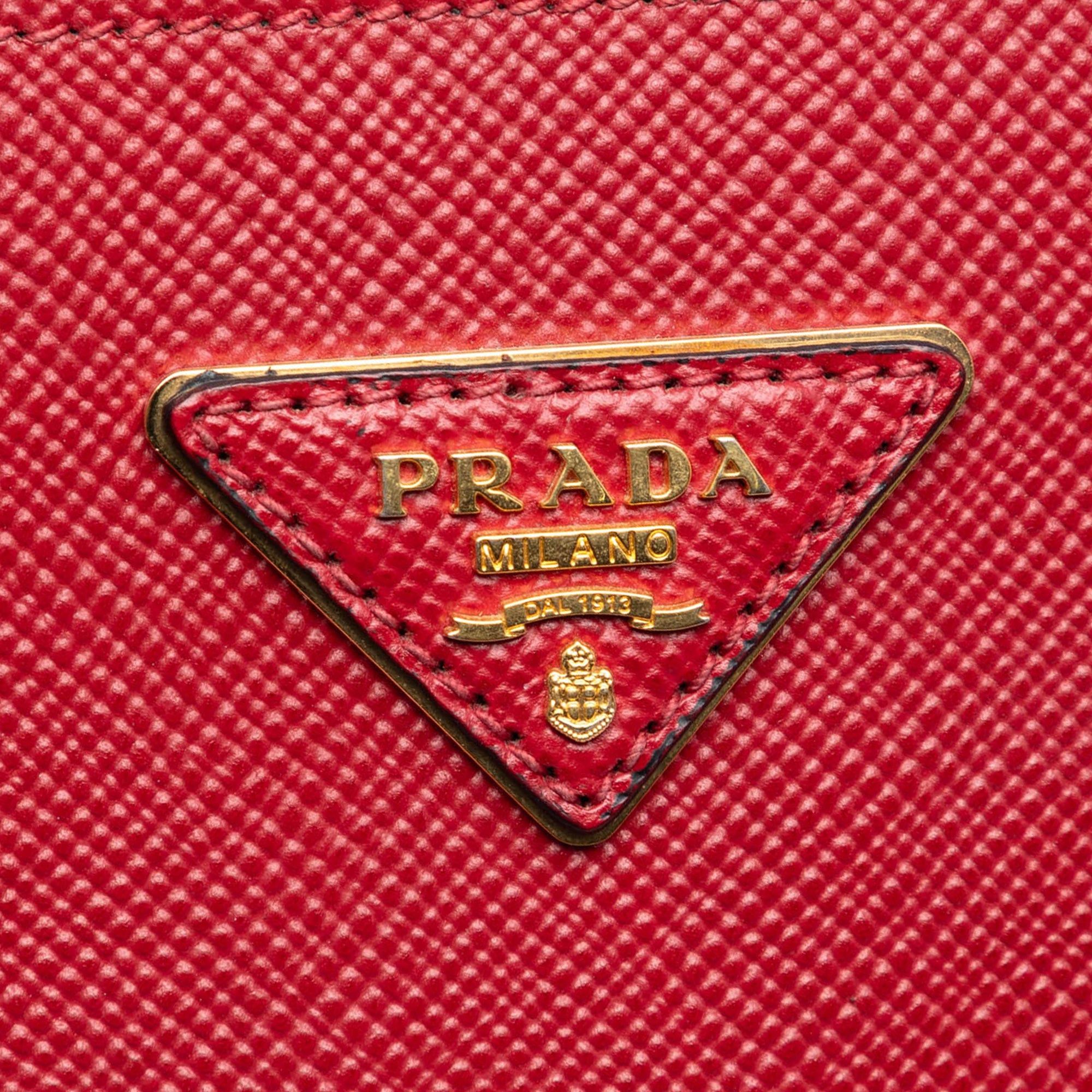 Prada Medium Saffiano Cuir Double Satchel Size ONE SIZE - 5 Thumbnail