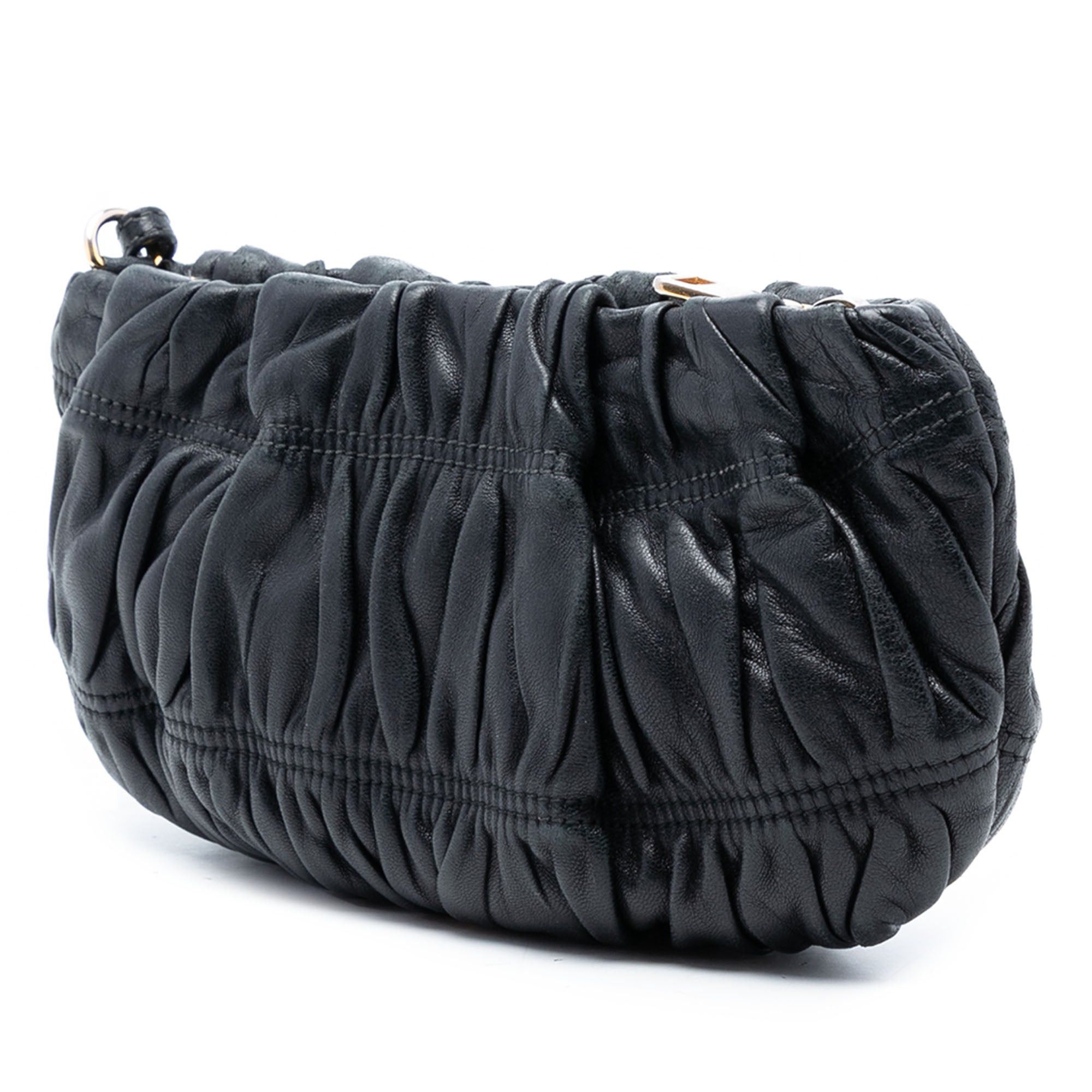 Prada Nappa Gaufre Wristlet Clutch Size ONE SIZE - 2 Thumbnail