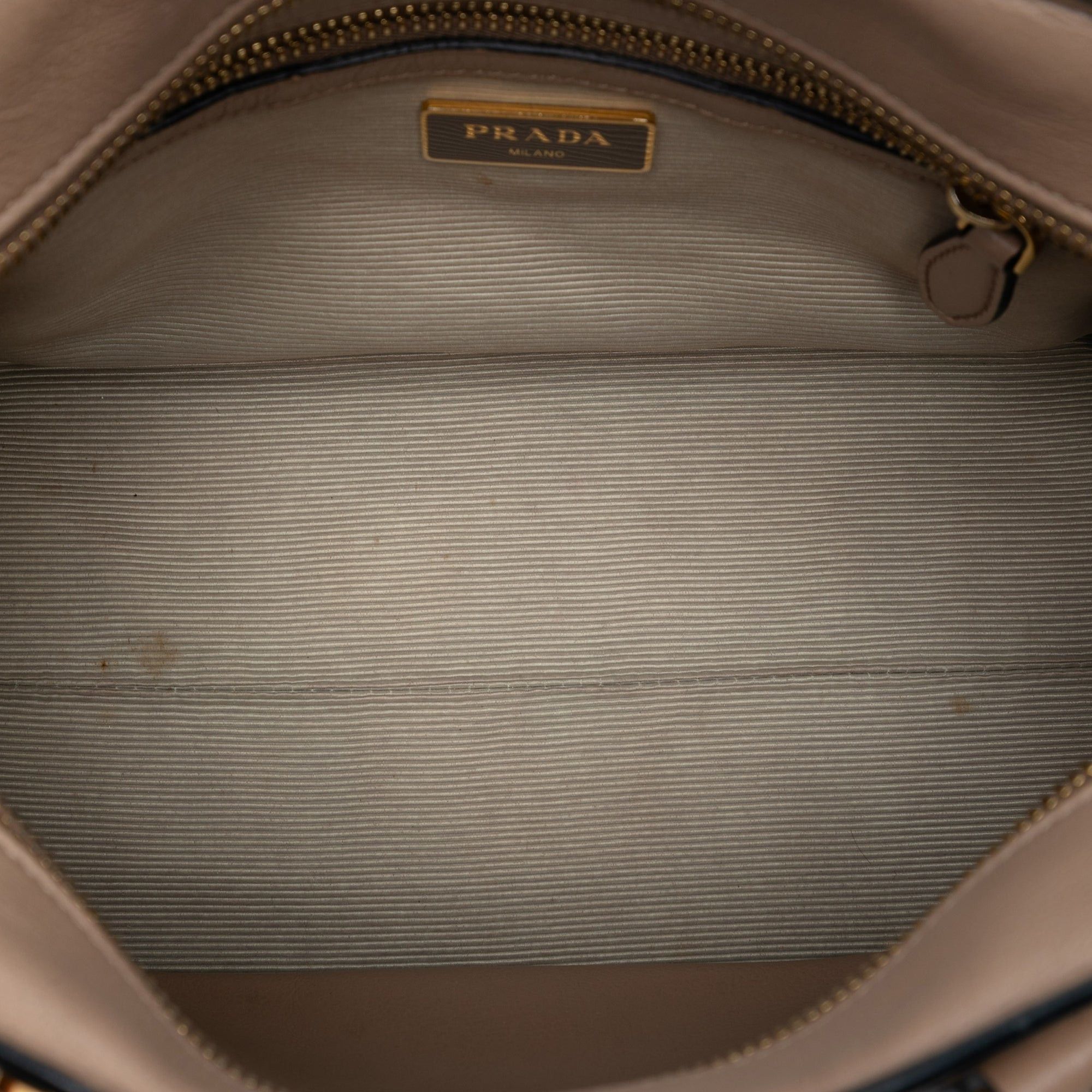 Prada Small City Calf Trimmed Saffiano Top Handle Bag Size ONE SIZE - 4 Thumbnail
