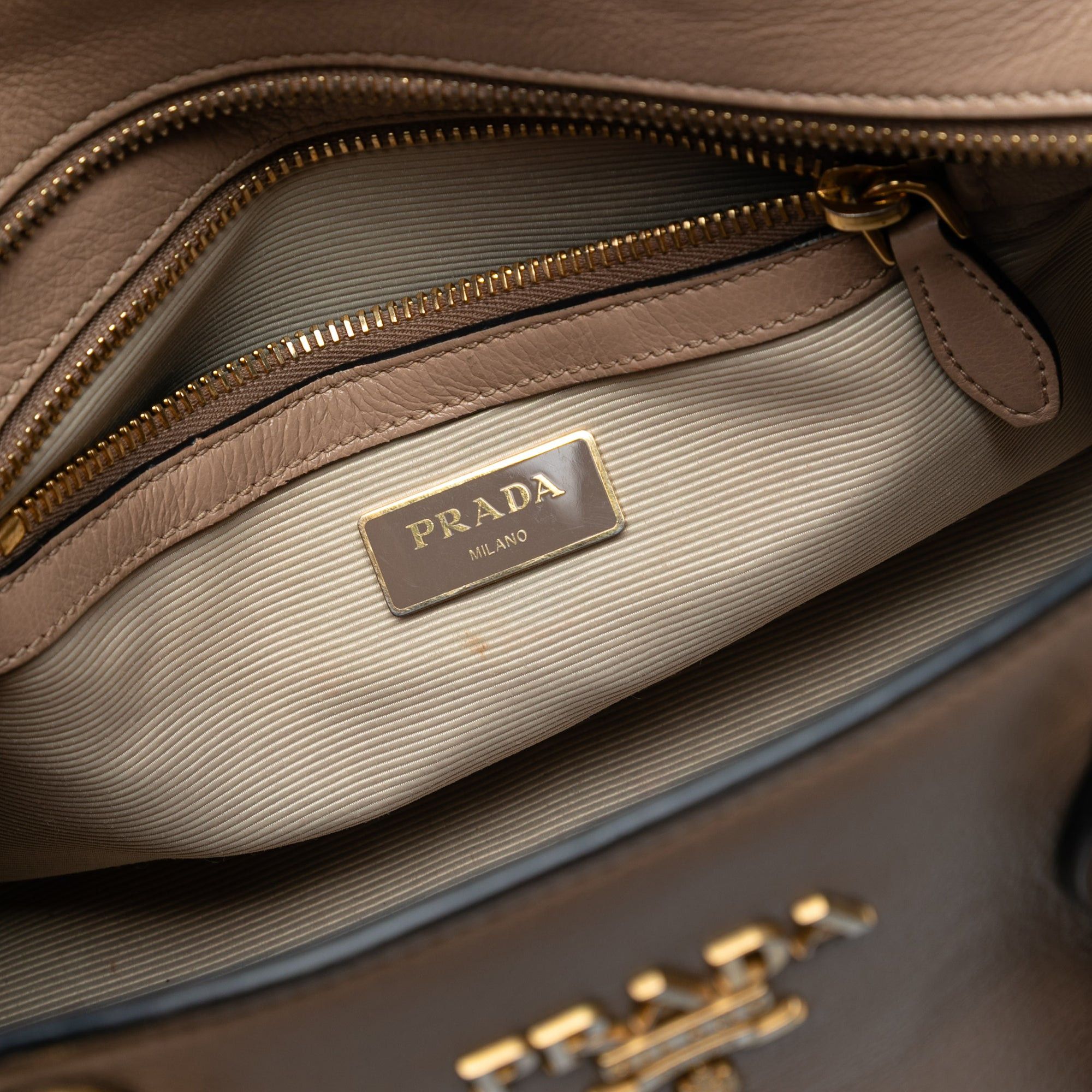 Prada Small City Calf Trimmed Saffiano Top Handle Bag Size ONE SIZE - 5 Thumbnail