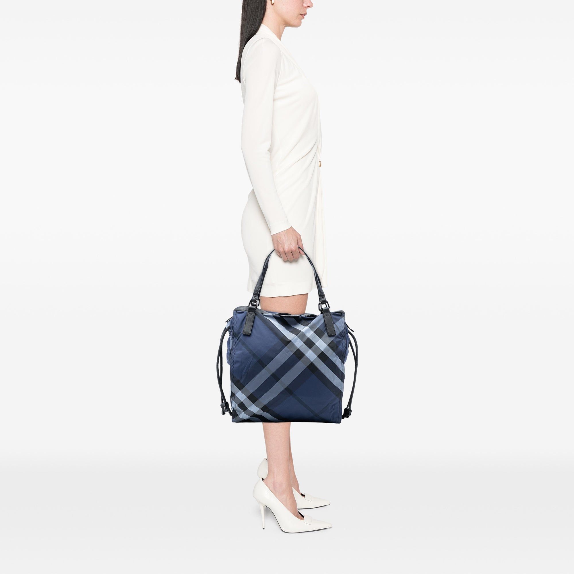 Burberry Supernova Check Nylon Buckleigh Tote Size ONE SIZE - 7 Thumbnail