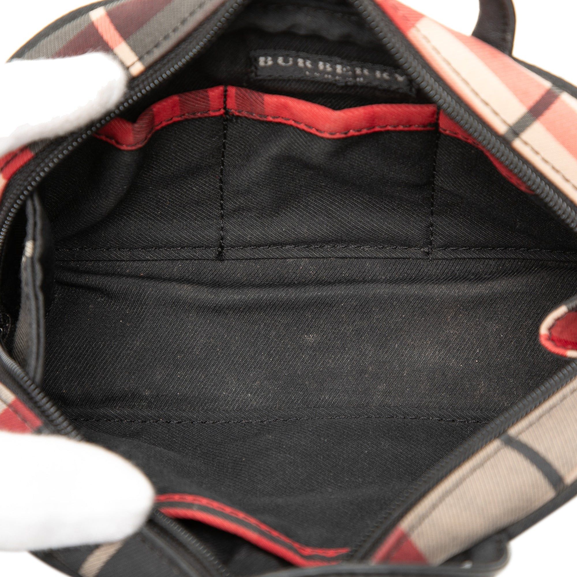 Burberry Mini Exploded Check Canvas Handbag Size ONE SIZE - 4 Thumbnail