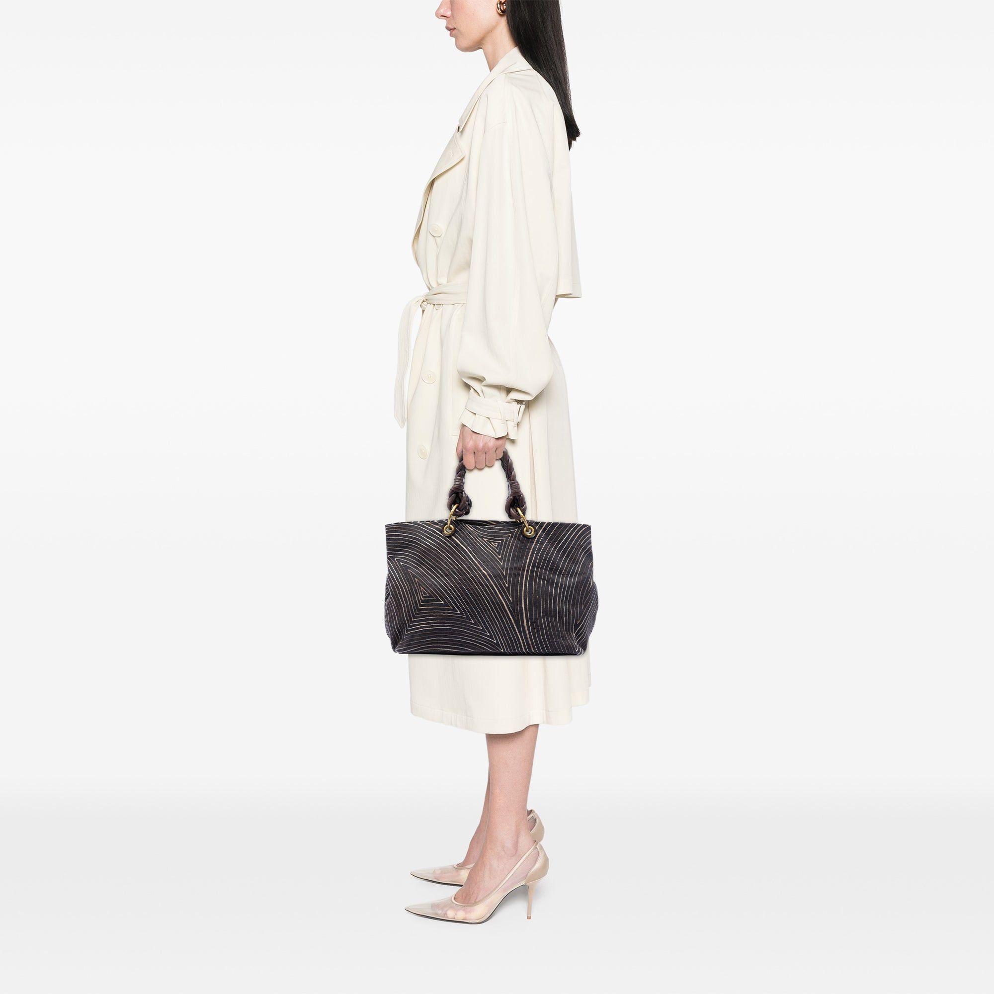 Bottega Veneta Printed Canvas Cabat Tote Size ONE SIZE - 7 Thumbnail