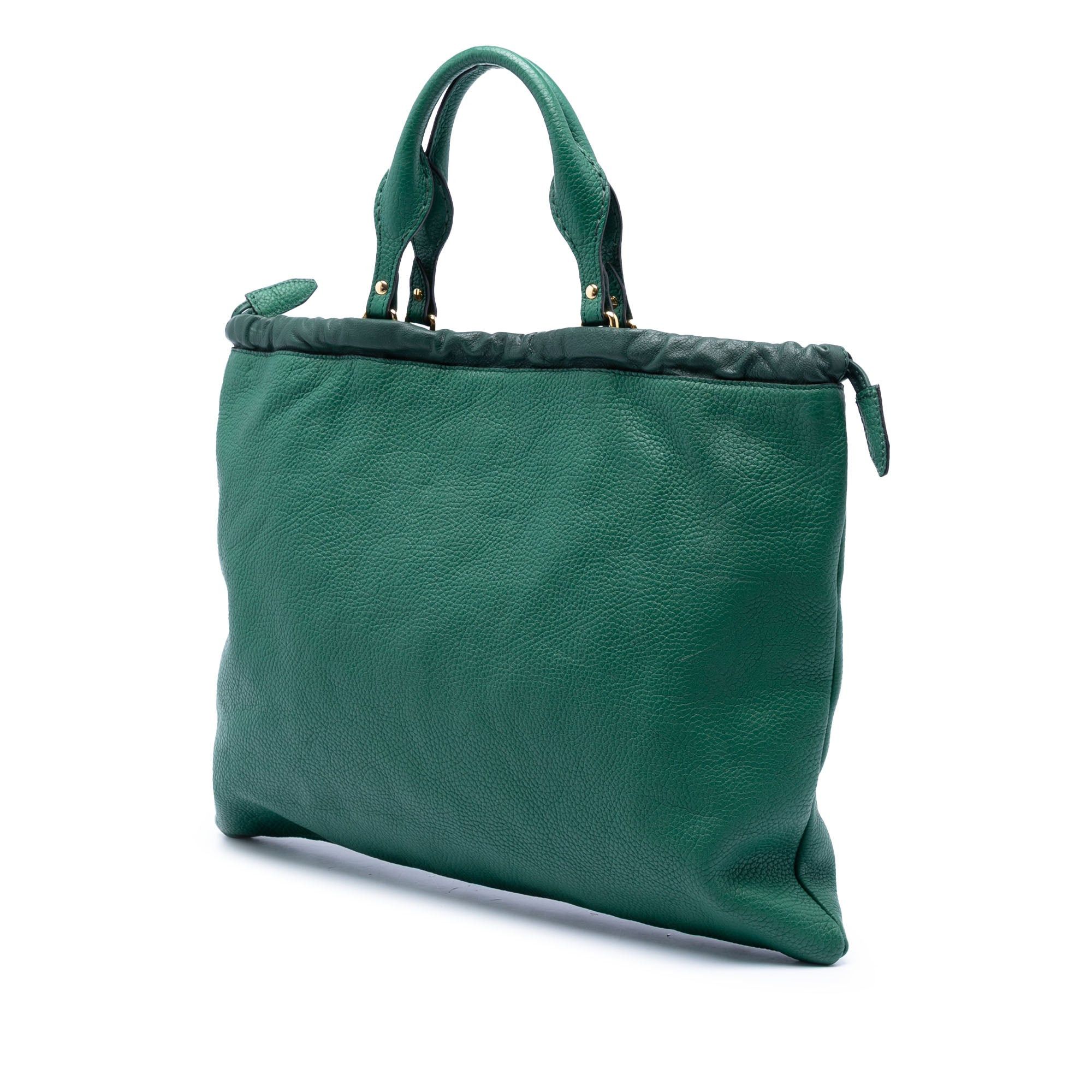 Burberry Leather Big Crush Convertible Tote Size ONE SIZE - 2 Thumbnail