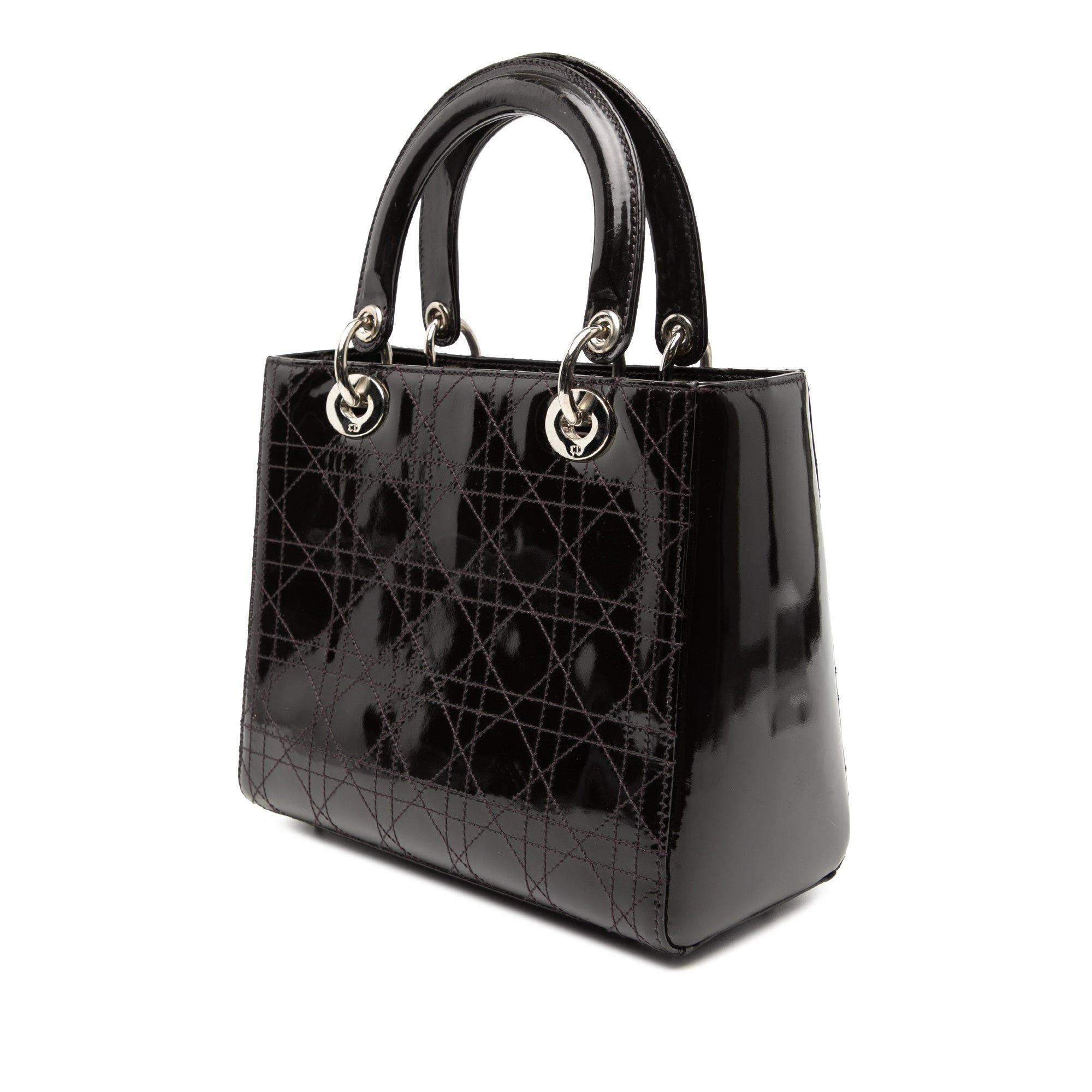 Dior Medium Patent Cannage Stitched Lady Dior Size ONE SIZE - 2 Thumbnail