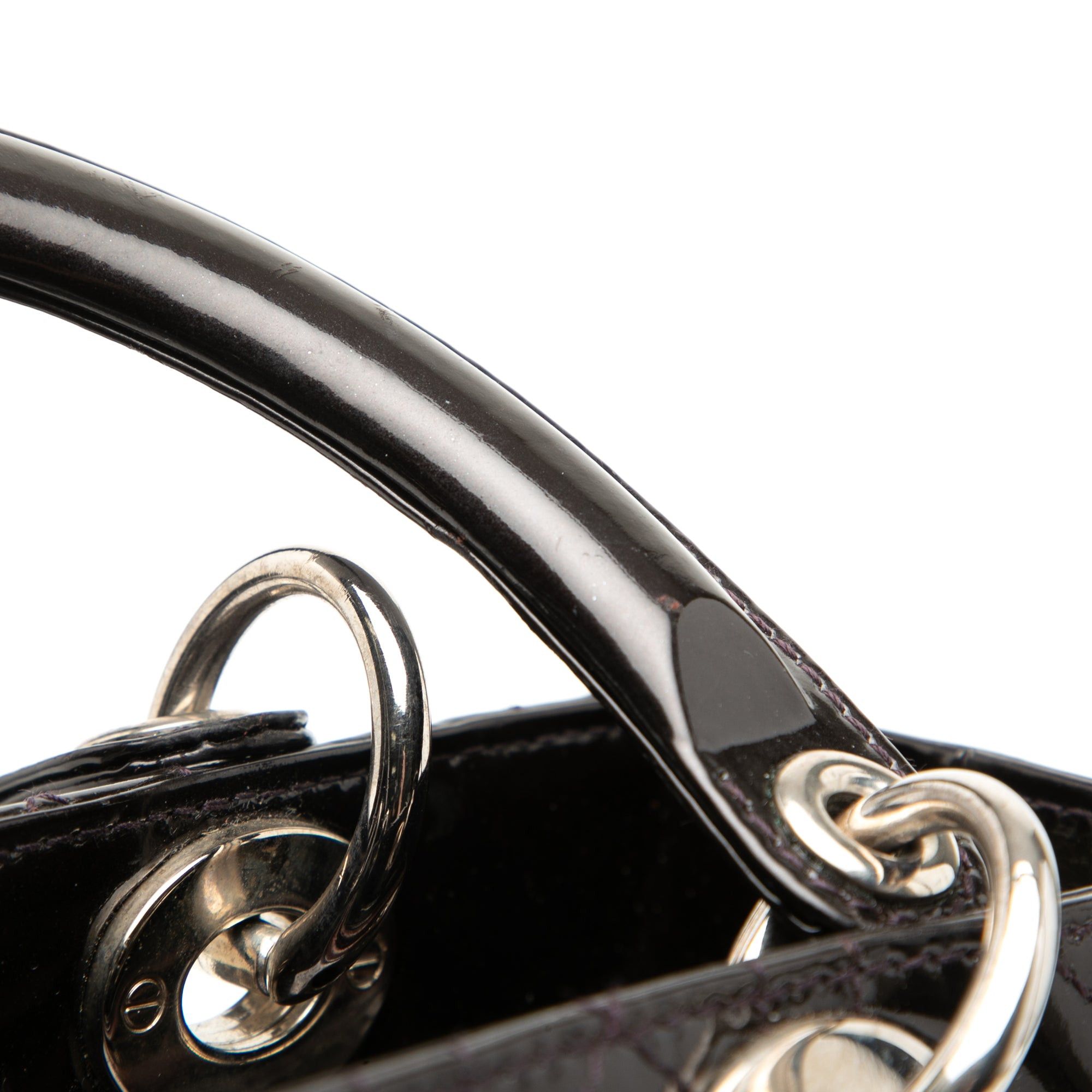 Dior Medium Patent Cannage Stitched Lady Dior Size ONE SIZE - 5 Thumbnail