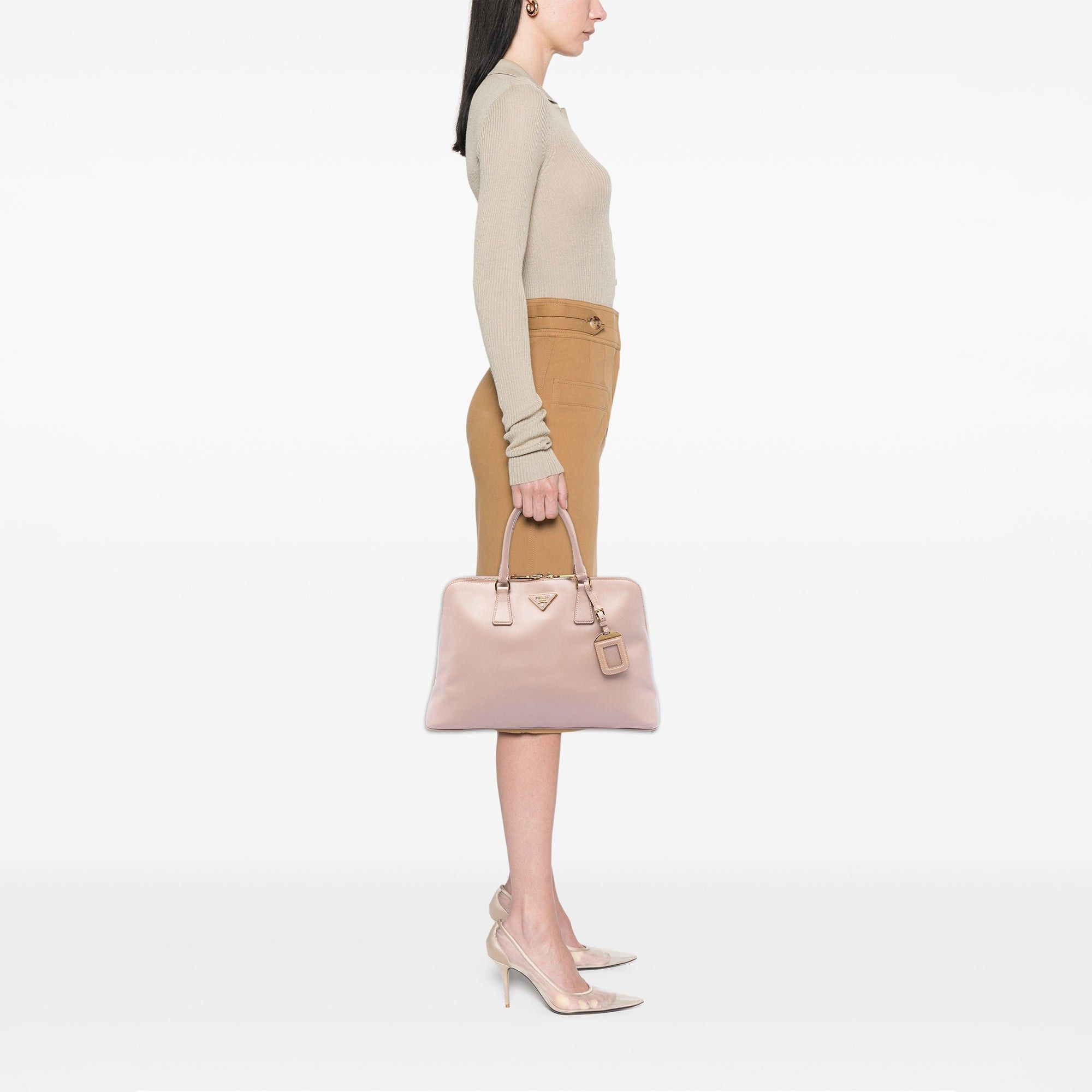 Prada Large Saffiano Lux Promenade Satchel Size ONE SIZE - 6 Thumbnail