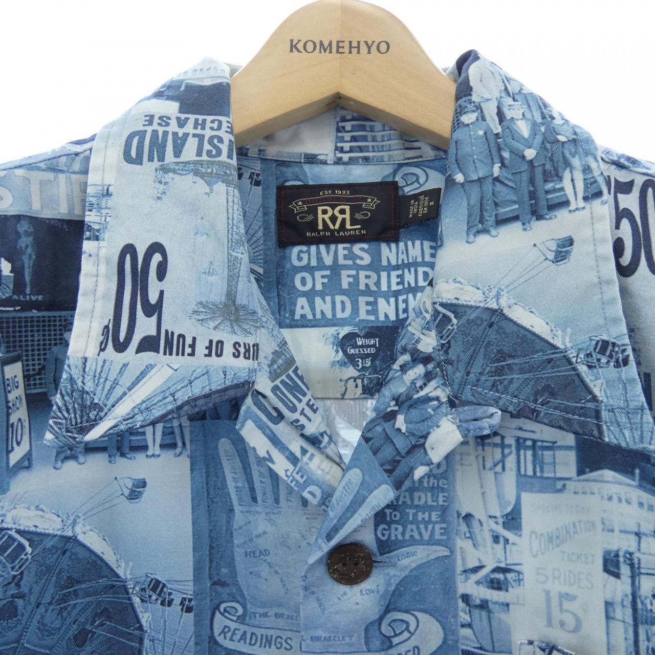 Ralph Lauren Ralph Lauren Double RL Shirt Textile Tops DUTY FREE for USA Size ONE SIZE - 5 Thumbnail