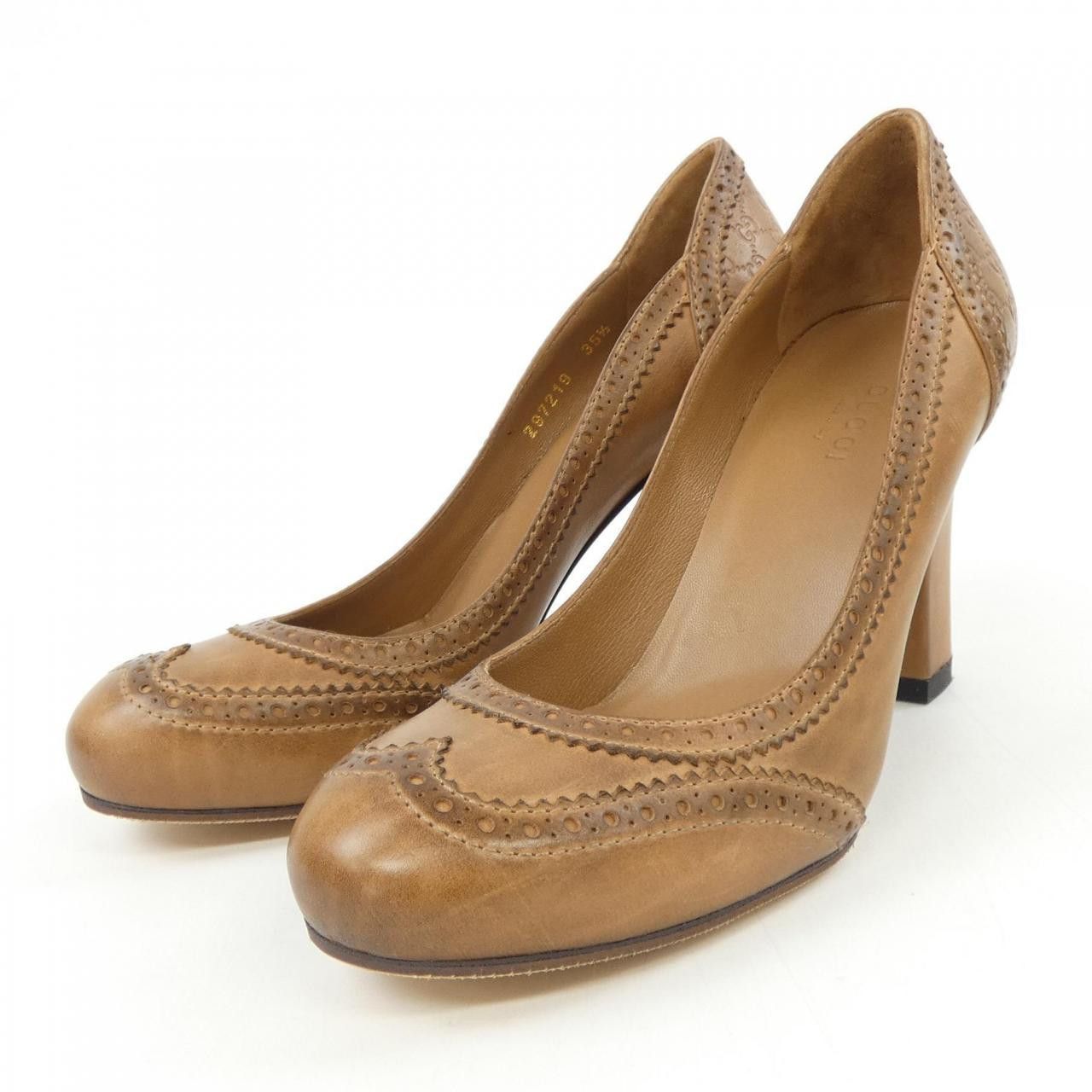Gucci Gucci Gucci 297219 Pumps Leather Shoes 297219 DUTY FREE for USA Size ONE SIZE - 3 Thumbnail