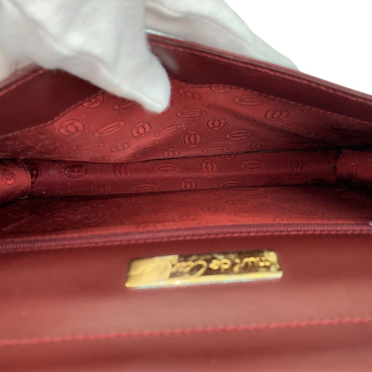 Cartier Cartier Cartier Must Line Leather Clutch Bag Leather Clutch Bag DUTY FREE for USA Size ONE SIZE - 8 Thumbnail
