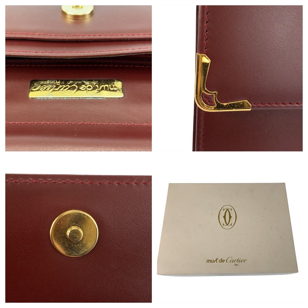 Cartier Cartier Cartier Must Line Leather Clutch Bag Leather Clutch Bag DUTY FREE for USA Size ONE SIZE - 5 Thumbnail