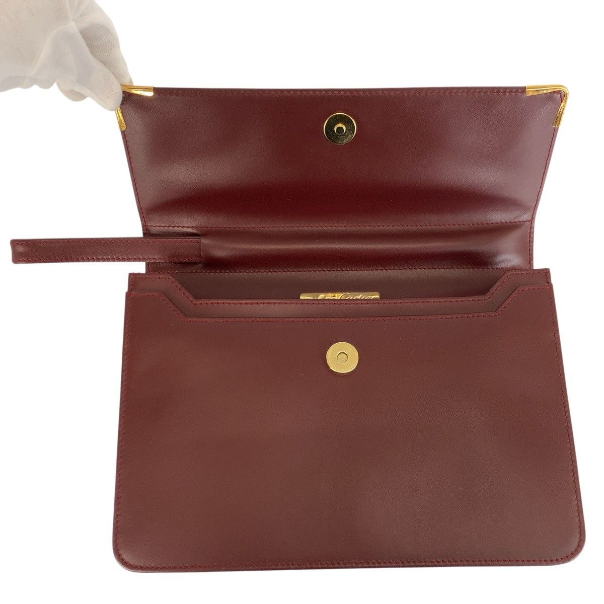 Cartier Cartier Cartier Must Line Leather Clutch Bag Leather Clutch Bag DUTY FREE for USA Size ONE SIZE - 6 Thumbnail