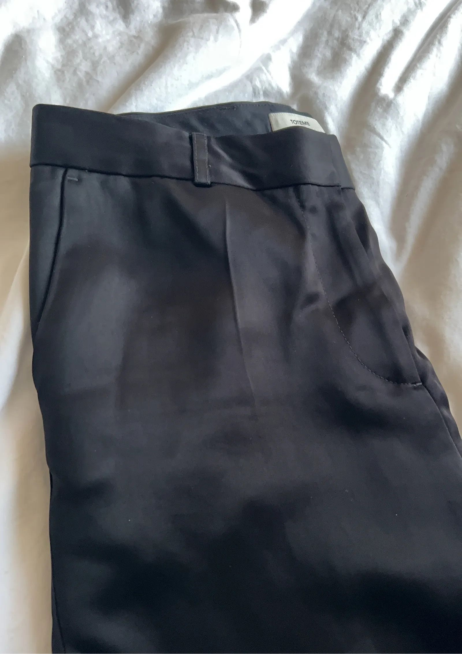 Toteme Toteme Low waist satin trousers Pants Size 24" / US 00 / IT 34 - 6 Thumbnail