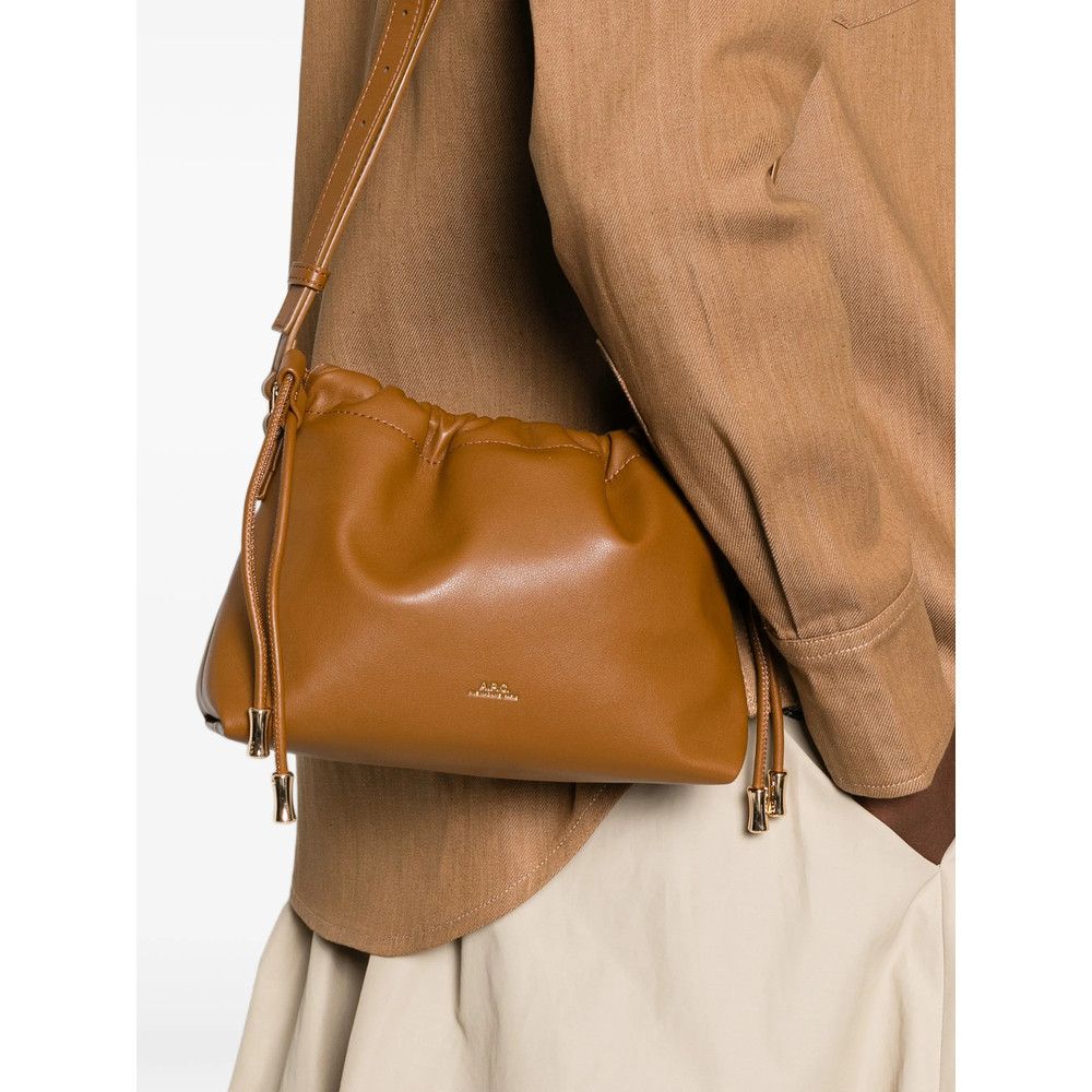 A.P.C. A.p.c. BROWN Shoulder Bags Size ONE SIZE - 4 Thumbnail