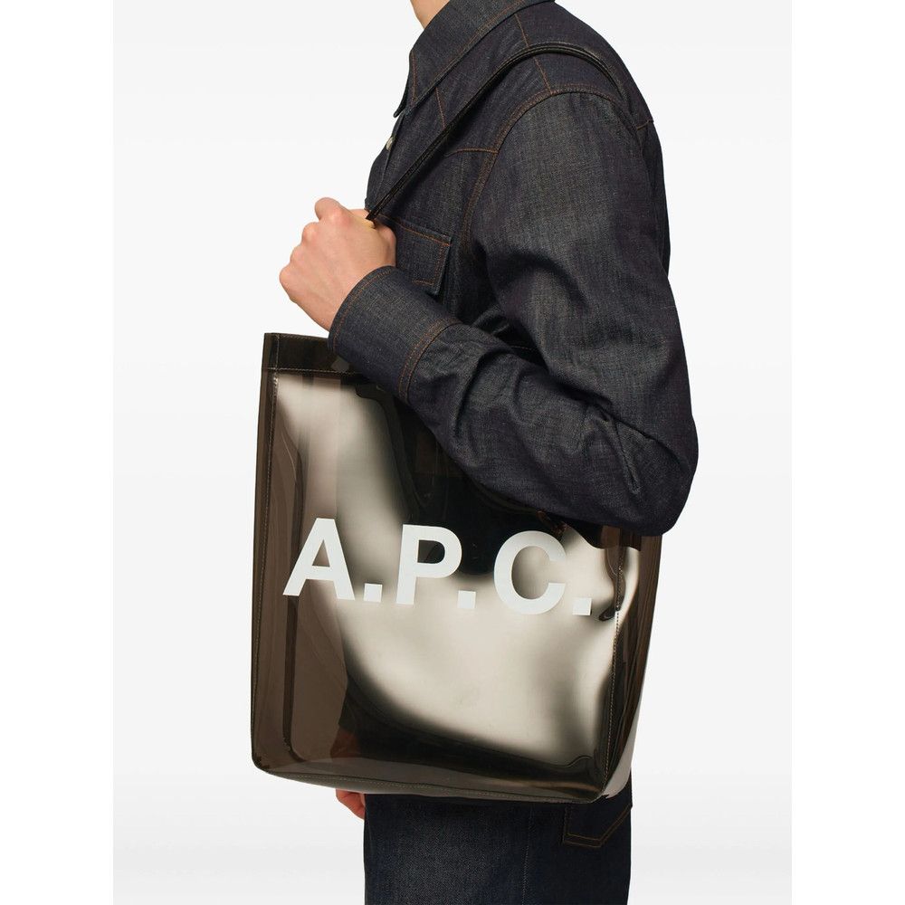 A.P.C. A.p.c. GREY Tote Bags Size ONE SIZE - 3 Thumbnail