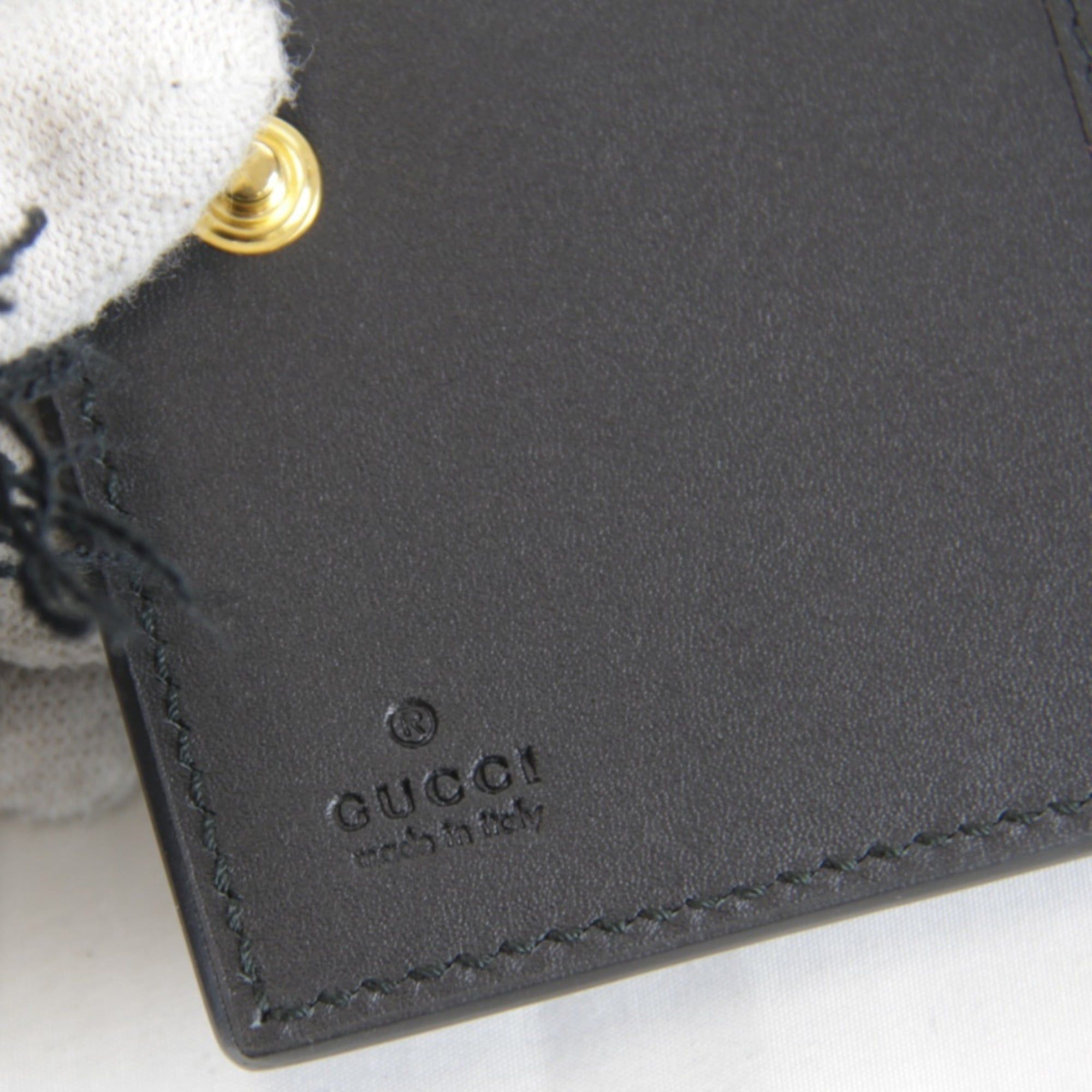 Gucci GUCCI 476081・0416 Sylvie Web Line Tri-fold Wallet Compact Women's Size ONE SIZE - 11 Thumbnail
