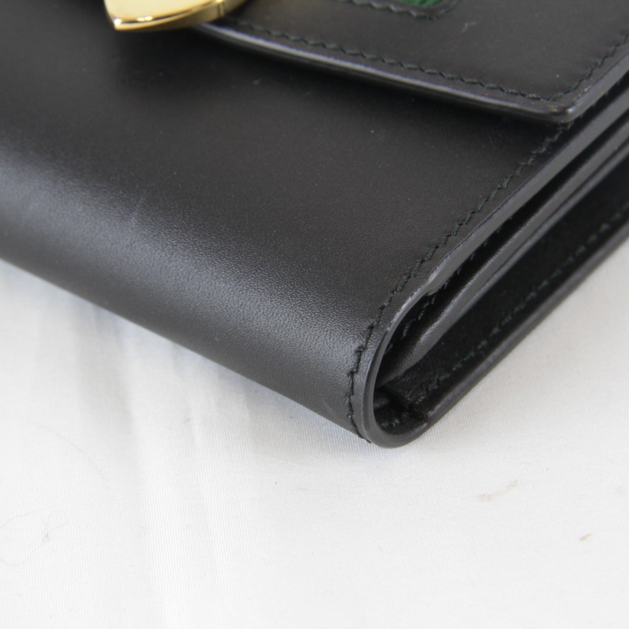 Gucci GUCCI 476081・0416 Sylvie Web Line Tri-fold Wallet Compact Women's Size ONE SIZE - 5 Thumbnail