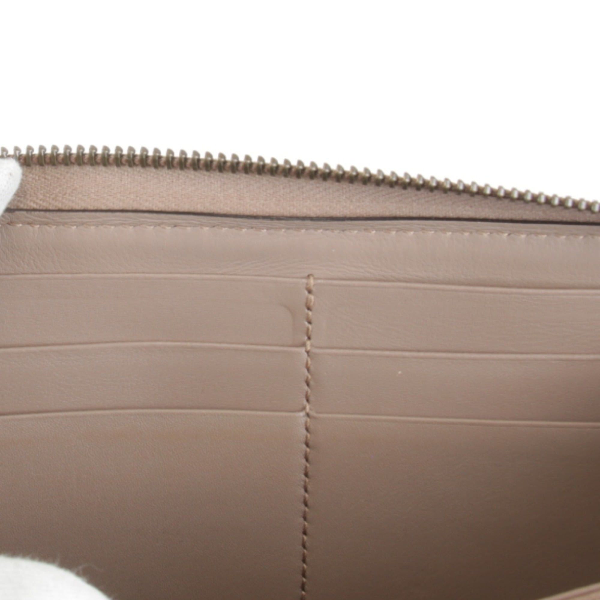 Gucci GUCCI GG Marmont Round Zip Long Wallet, Brown Leather, Women's, 443123/0959 Size ONE SIZE - 13 Thumbnail