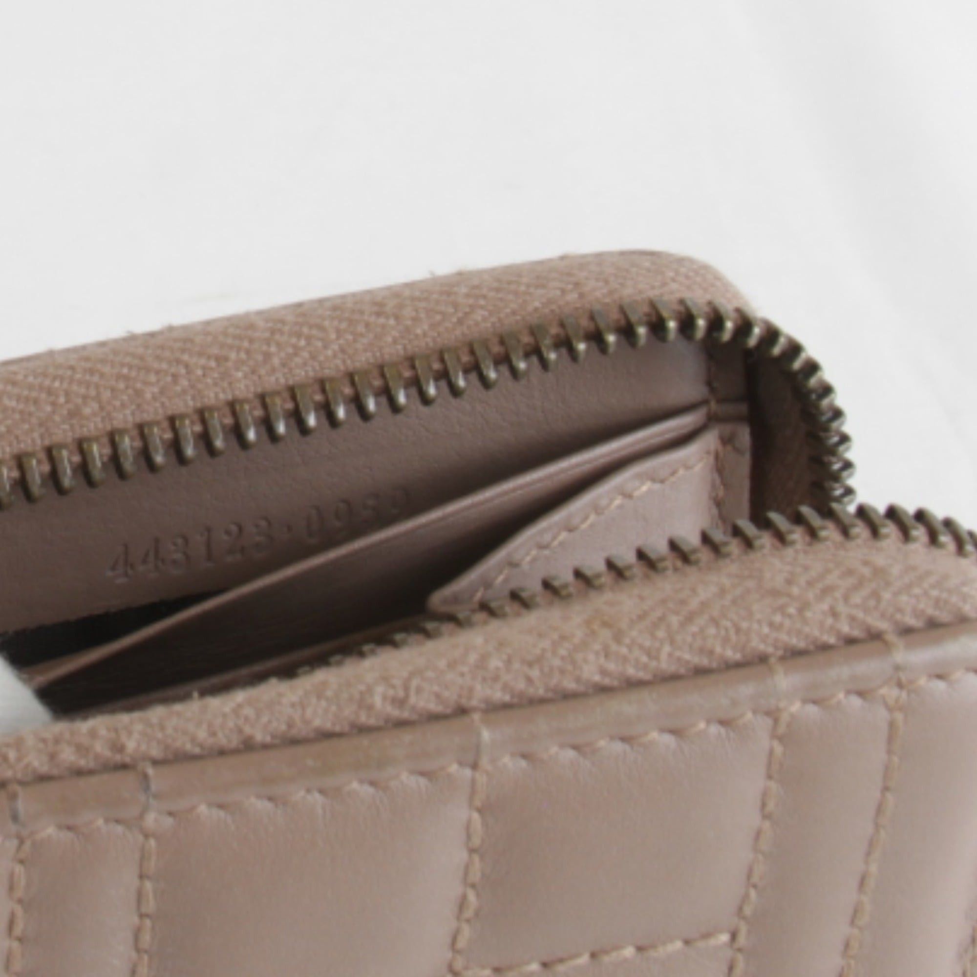 Gucci GUCCI GG Marmont Round Zip Long Wallet, Brown Leather, Women's, 443123/0959 Size ONE SIZE - 14 Thumbnail