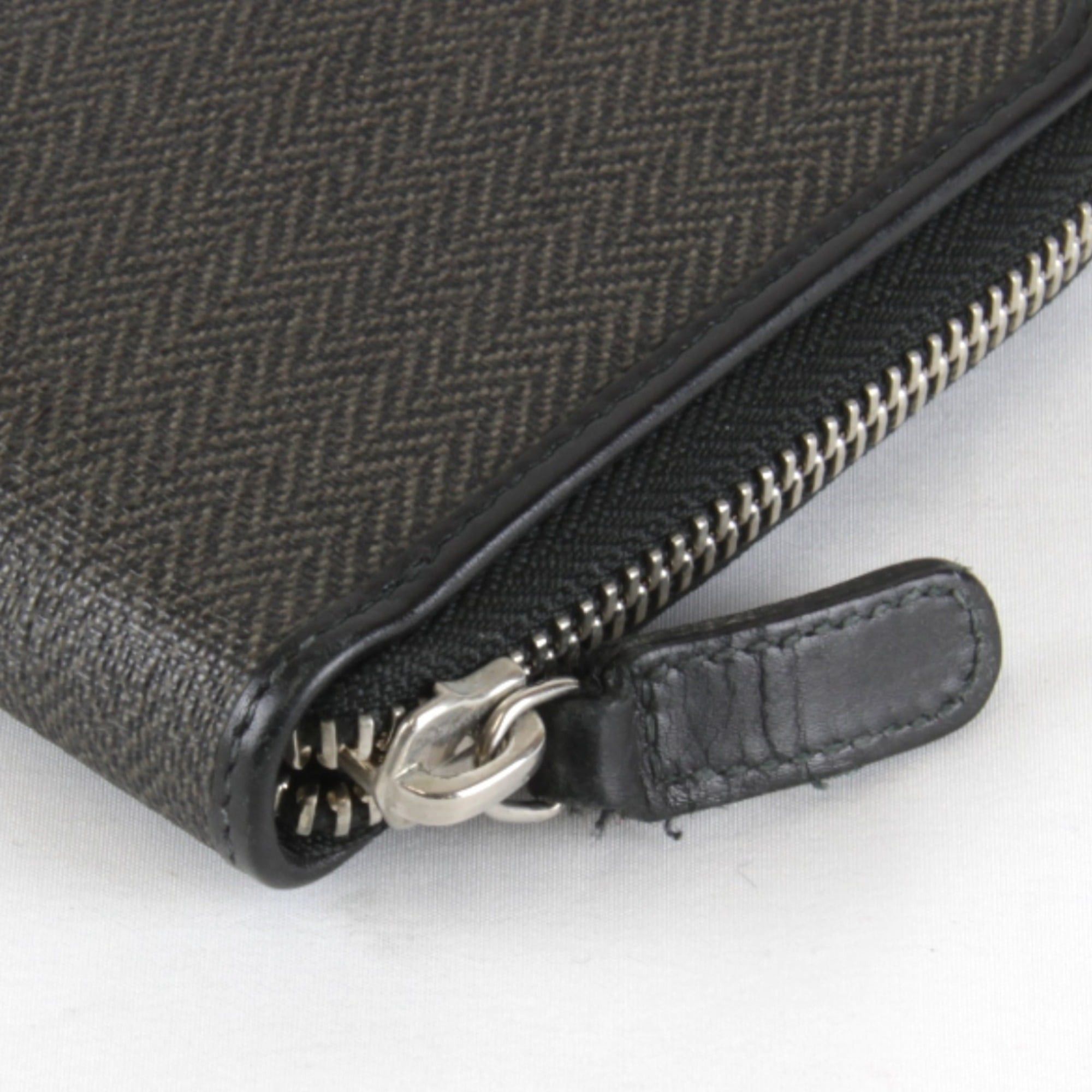 Bvlgari BVLGARI Weekend Round Zip Long Wallet in Black Leather for Women Size ONE SIZE - 3 Thumbnail