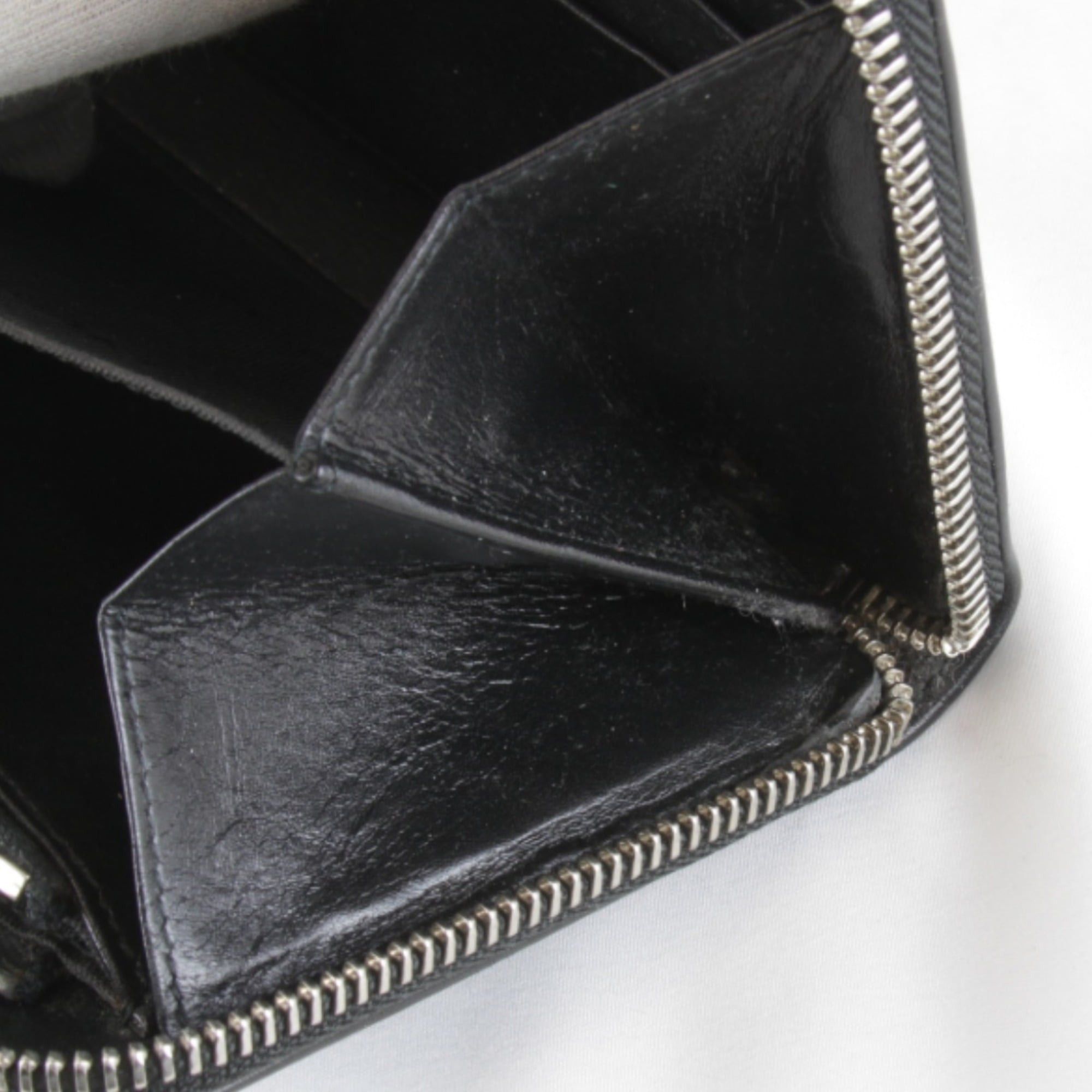 Bvlgari BVLGARI Weekend Round Zip Long Wallet in Black Leather for Women Size ONE SIZE - 14 Thumbnail