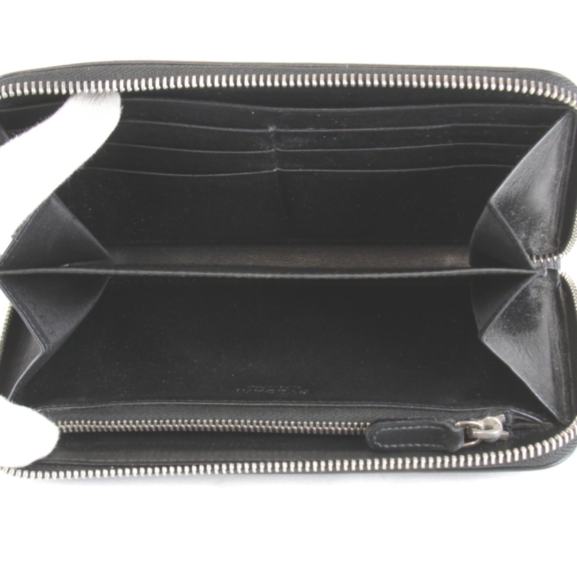 Bvlgari BVLGARI Weekend Round Zip Long Wallet in Black Leather for Women Size ONE SIZE - 7 Thumbnail