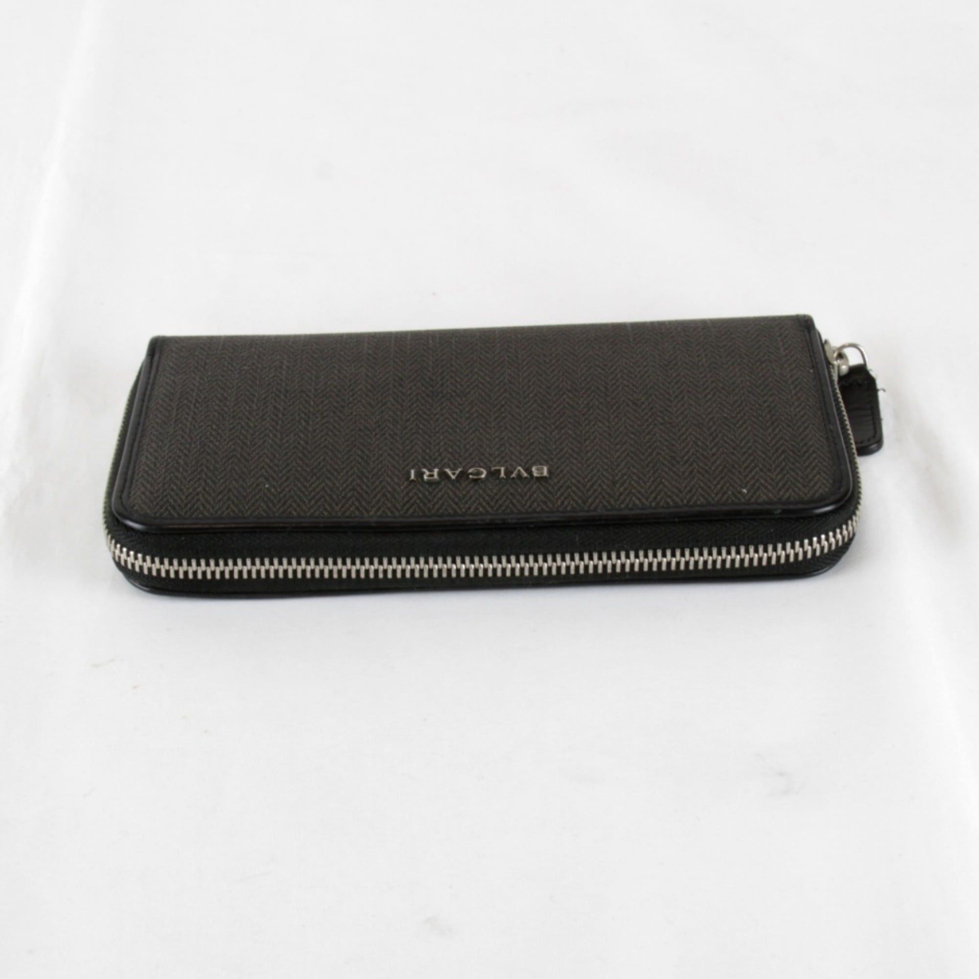 Bvlgari BVLGARI Weekend Round Zip Long Wallet in Black Leather for Women Size ONE SIZE - 6 Thumbnail