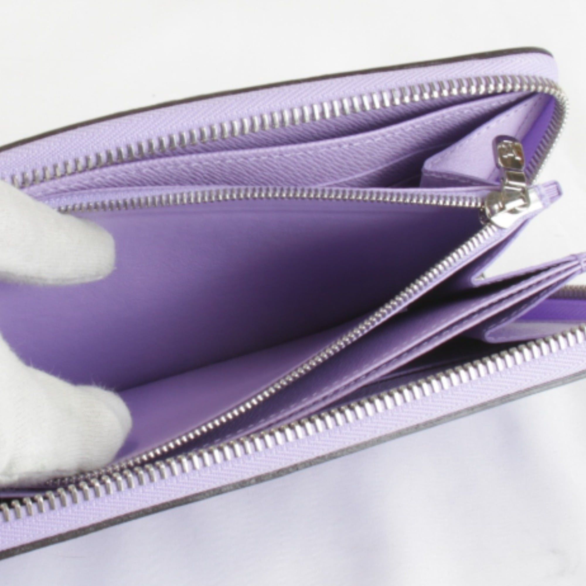 Louis Vuitton LOUIS VUITTON Zippy Wallet Lila M6066B Long in Epi Leather, Purple, Women's Size ONE SIZE - 11 Thumbnail