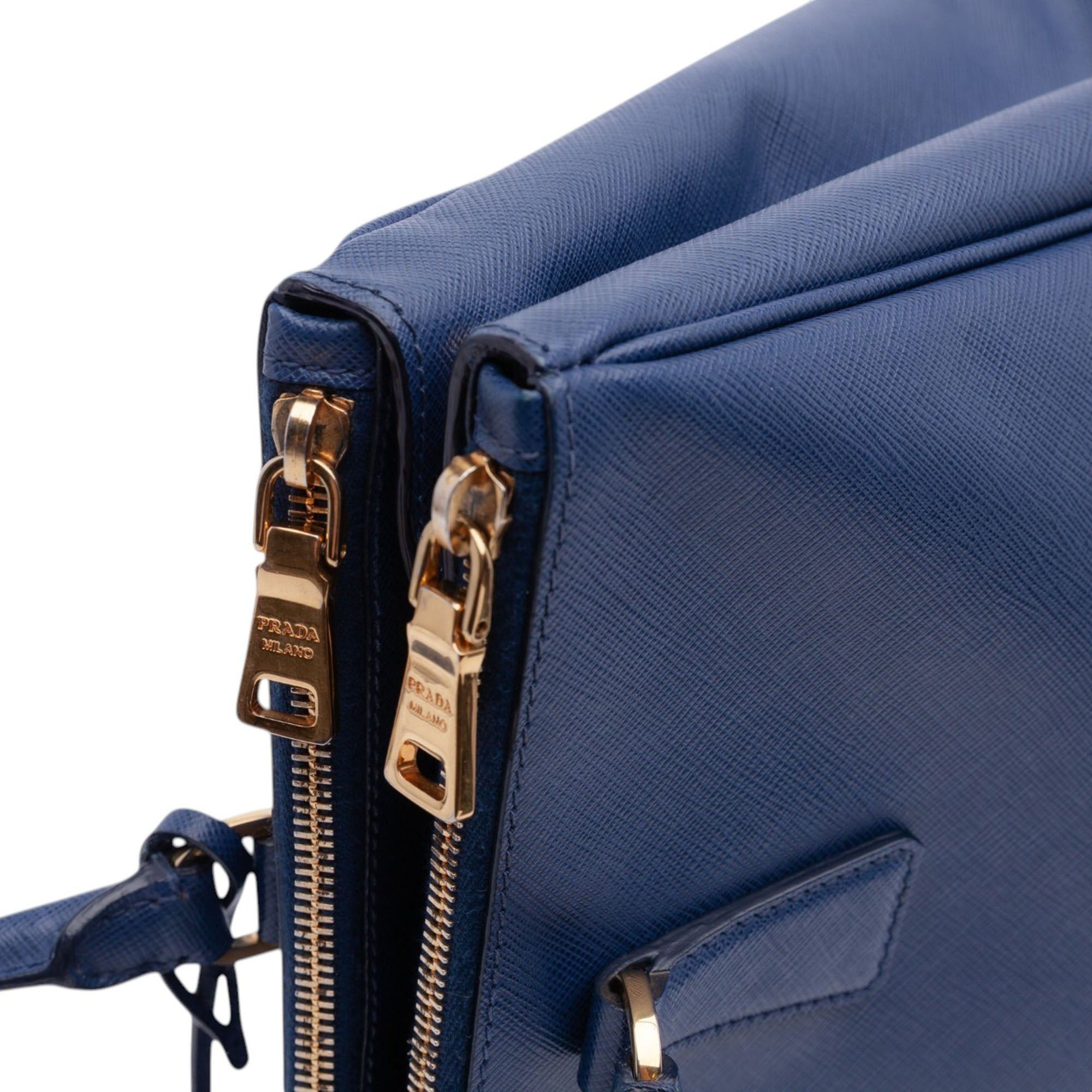 Prada Large Saffiano Lux Galleria Double Zip Satchel Size ONE SIZE - 8 Thumbnail