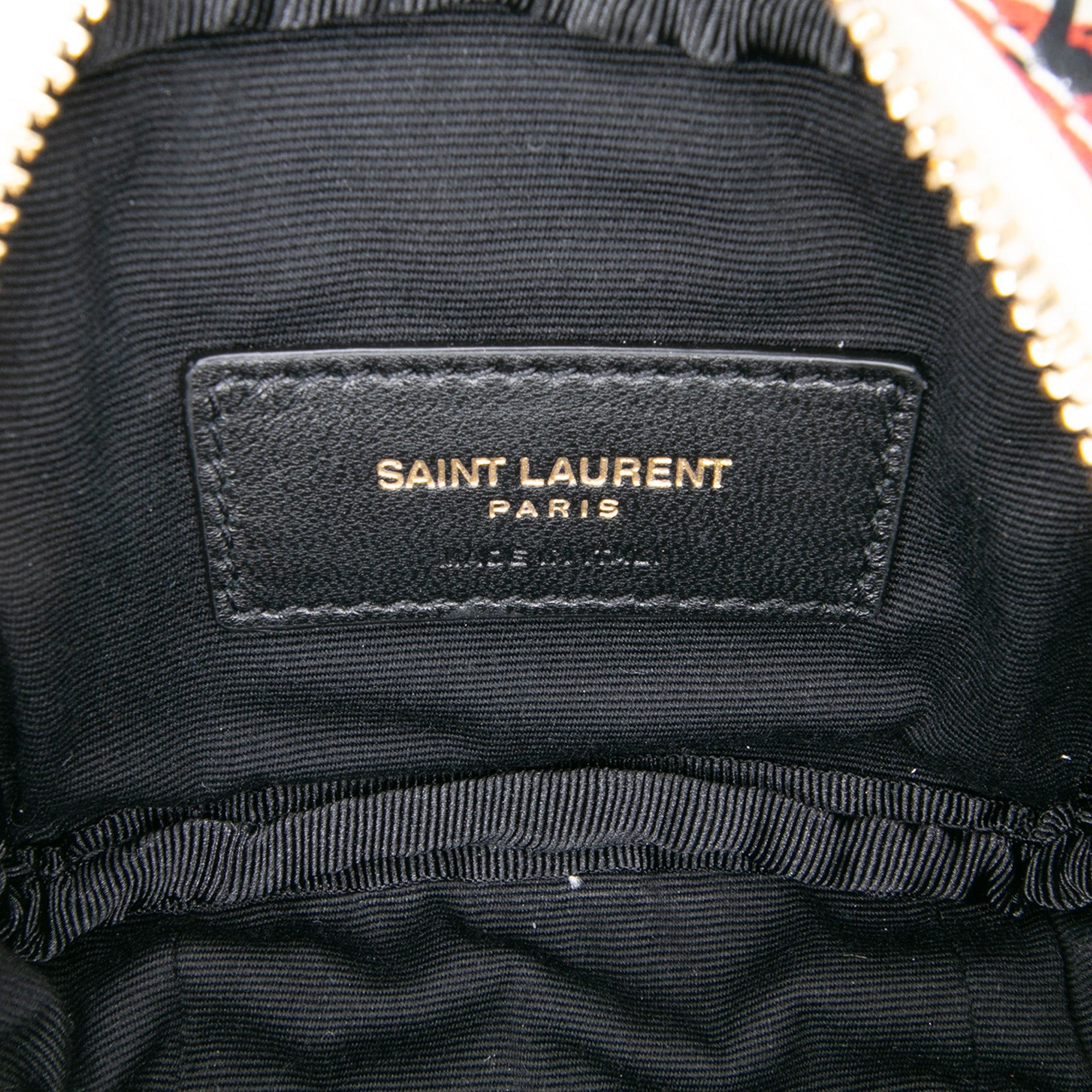 Saint Laurent Paris Baby Calfskin Monogram Cherry Printed Lou Camera Bag Size ONE SIZE - 5 Thumbnail