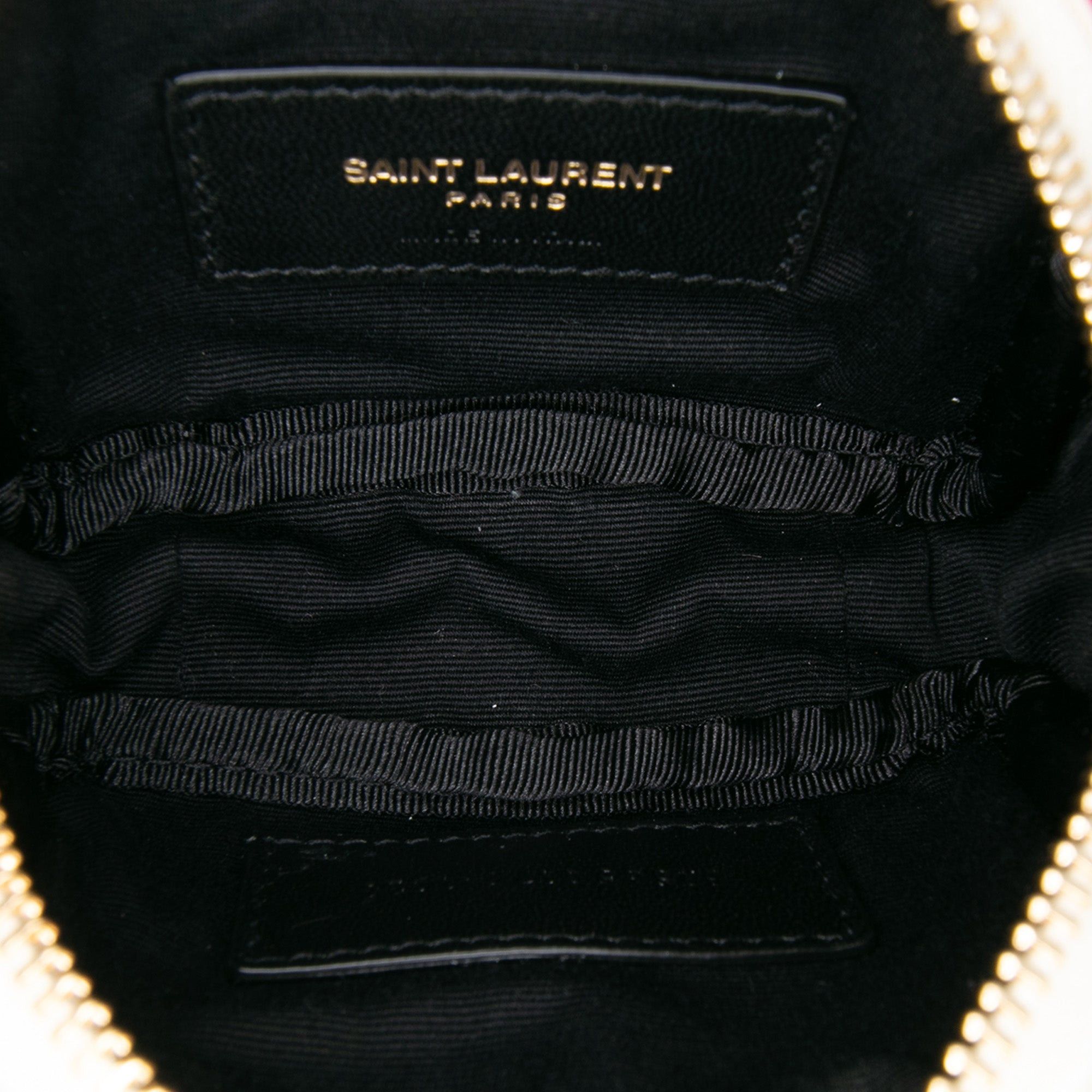 Saint Laurent Paris Baby Calfskin Monogram Cherry Printed Lou Camera Bag Size ONE SIZE - 4 Thumbnail