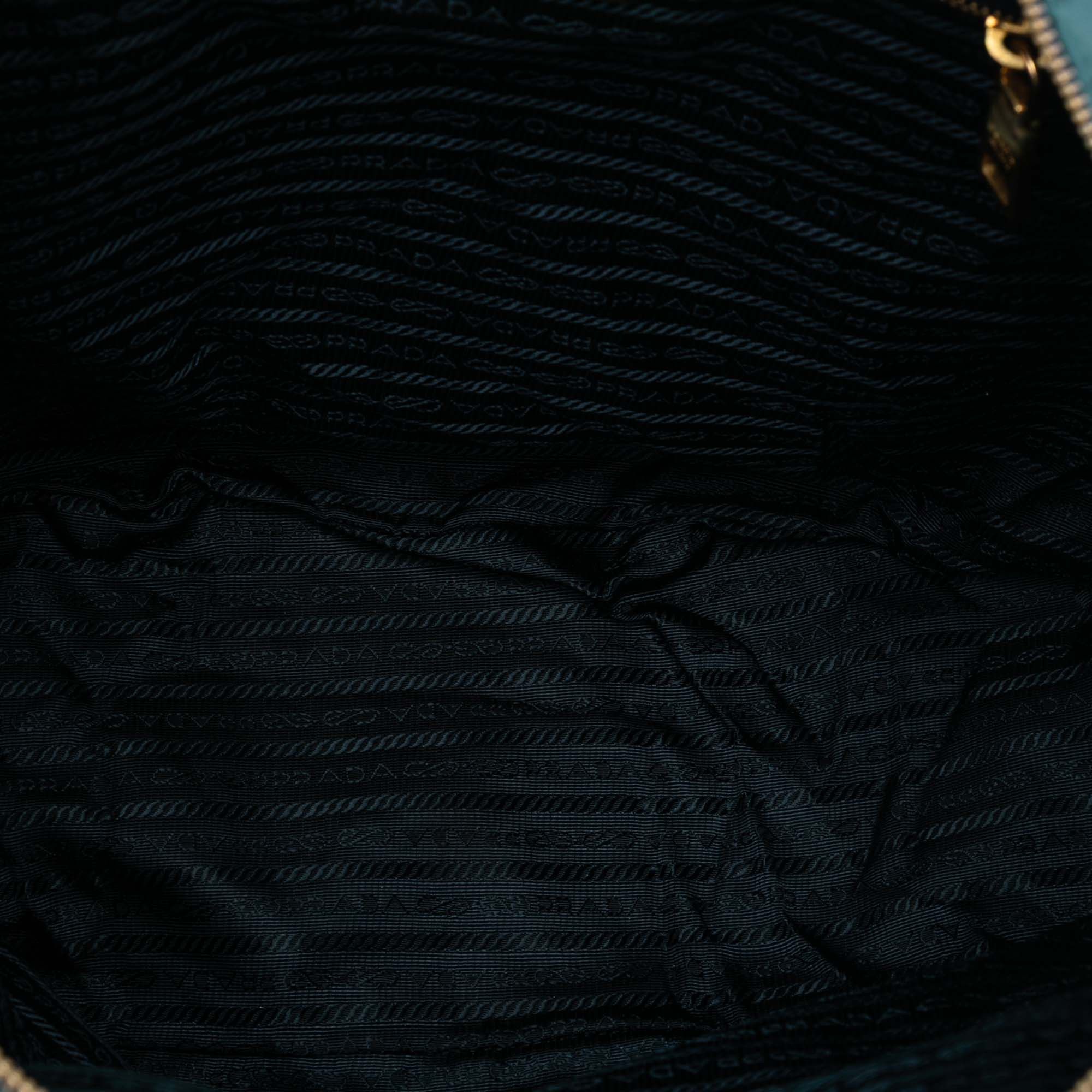 Prada Saffiano Trimmed Tessuto Zip Top Convertible Tote Size ONE SIZE - 4 Thumbnail