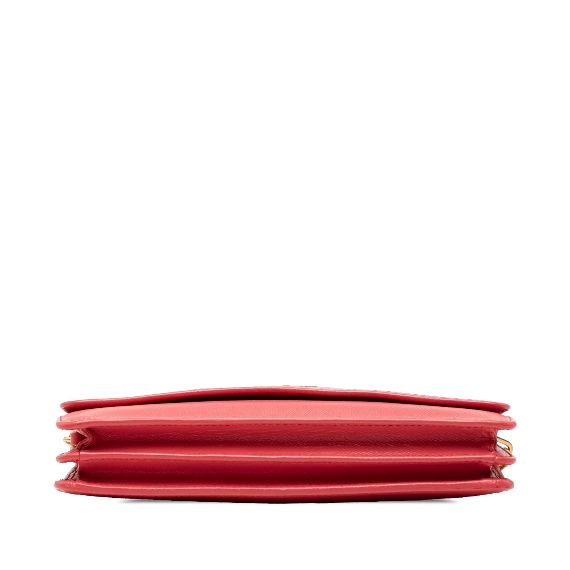 Prada Saffiano Lux Wallet On Chain Size ONE SIZE - 3 Thumbnail