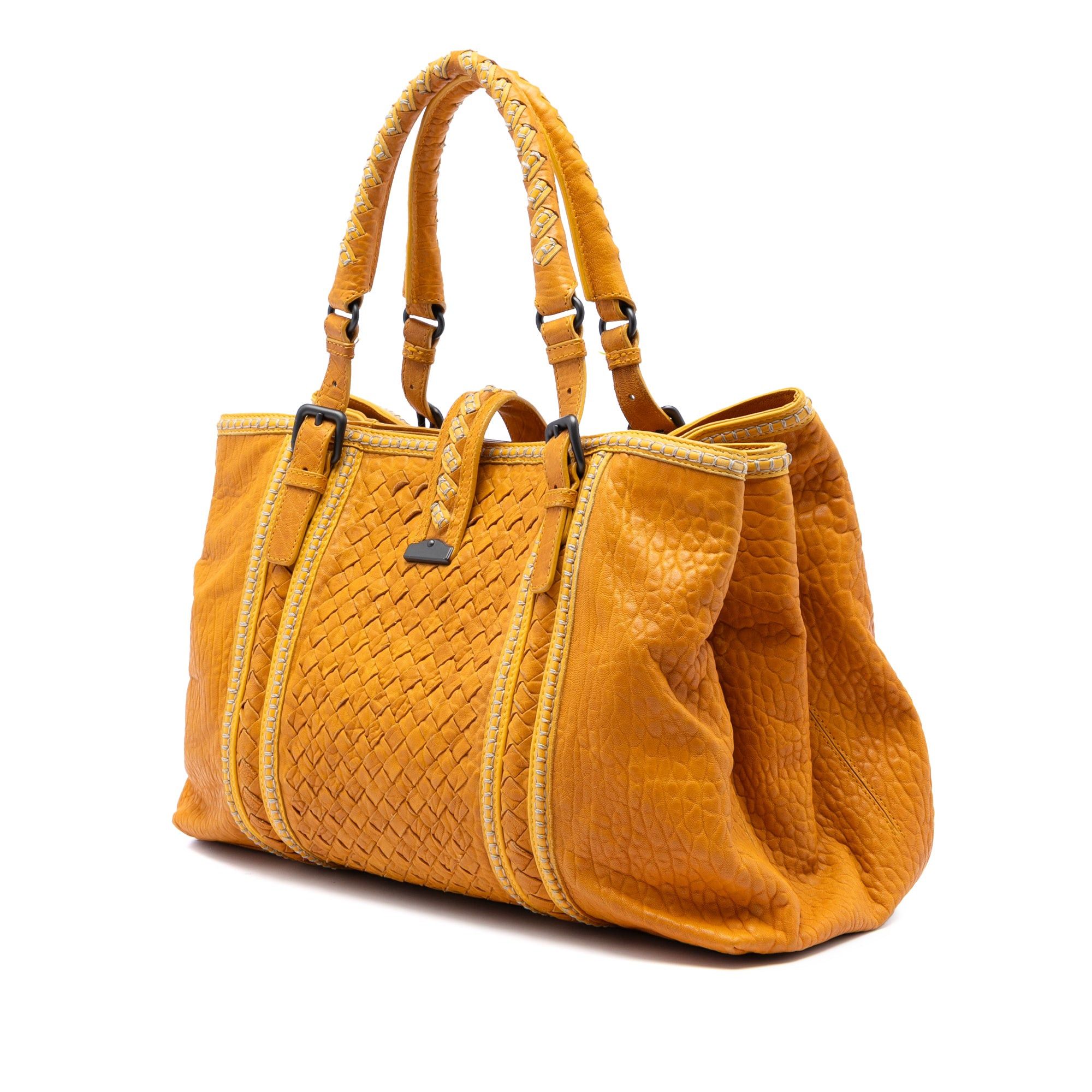 Bottega Veneta Medium Nappa Intrecciato Punto Mocassino Roma Tote Size ONE SIZE - 2 Thumbnail