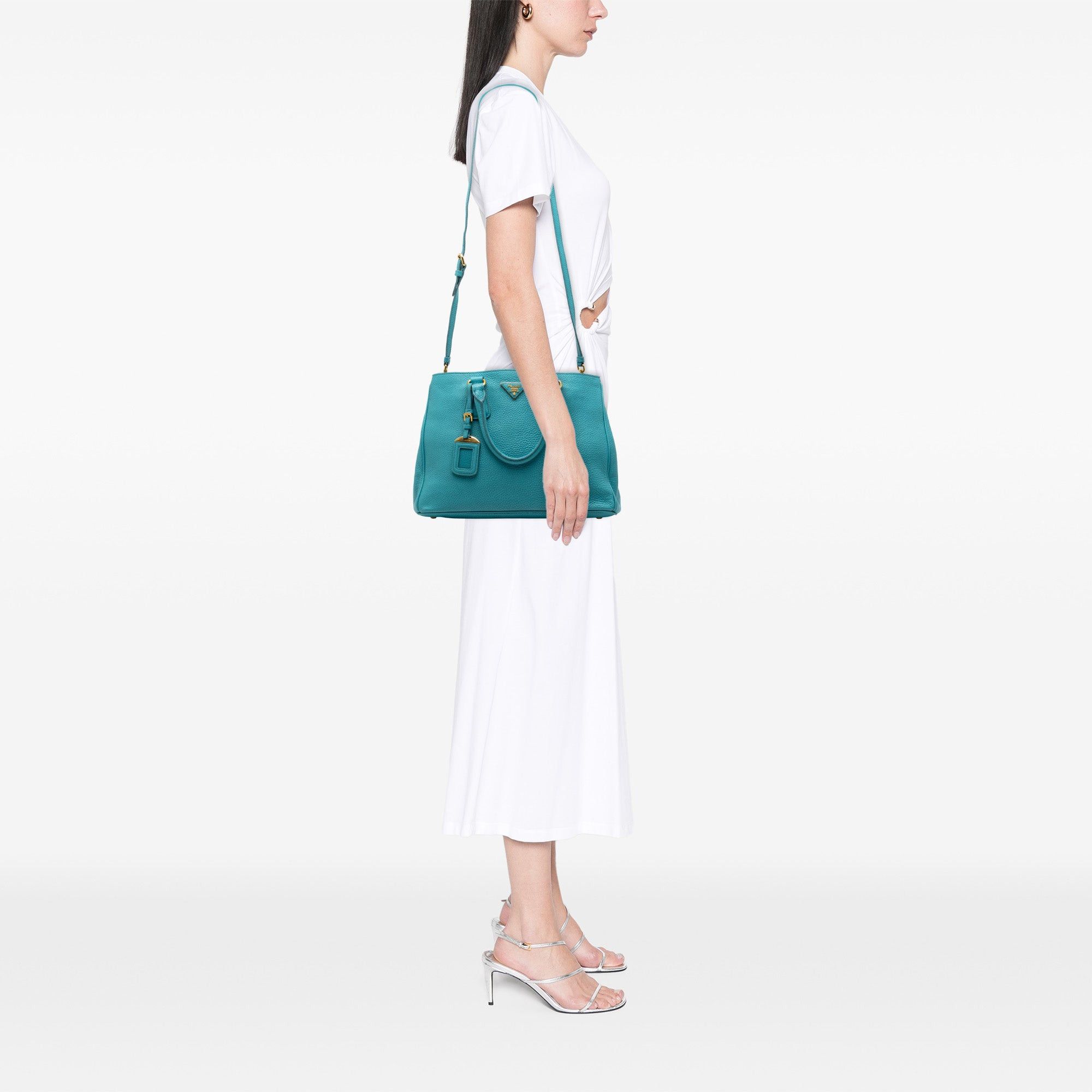 Prada Vitello Daino Open Convertible Tote Size ONE SIZE - 6 Thumbnail