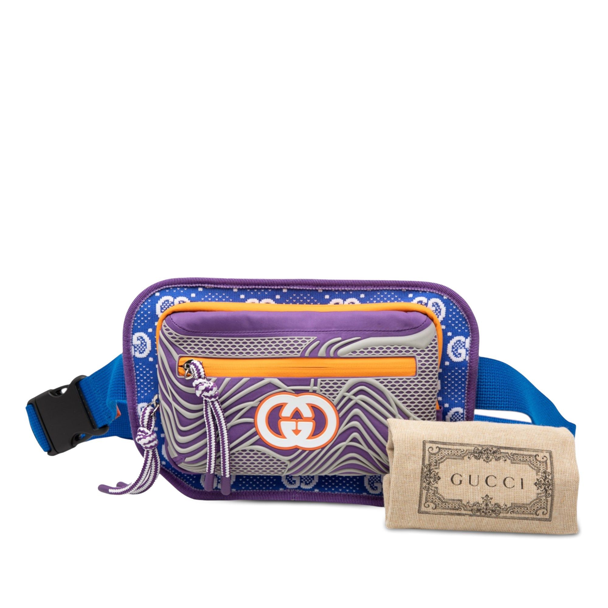 Gucci GG Nylon and Rubber Belt Bag Size ONE SIZE - 8 Thumbnail