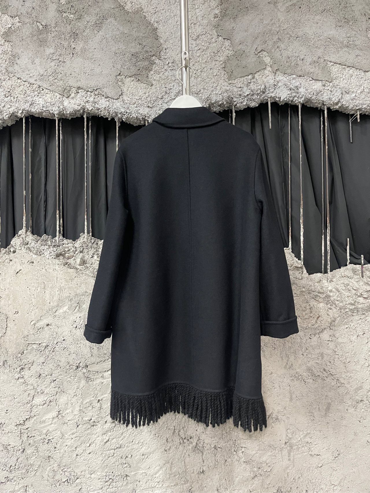 Dior Dior Wool Fringe Coat Size XS / US 0-2 / IT 36-38 - 2 Thumbnail