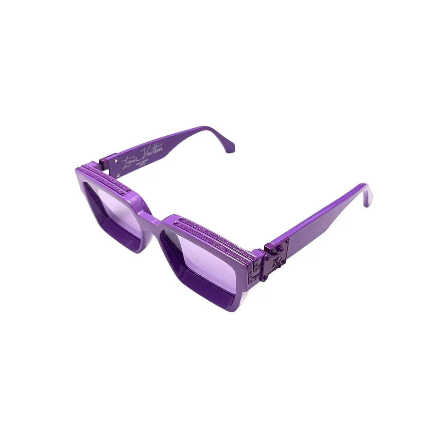 Louis Vuitton Louis Vuitton Purple Millionaire Sunglasses Size ONE SIZE - 2 Thumbnail