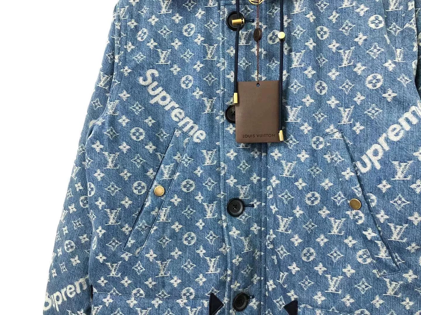 Louis Vuitton Louis Vuitton x Supreme Full Logo Parka Size US M / EU 48-50 / 2 - 2 Thumbnail