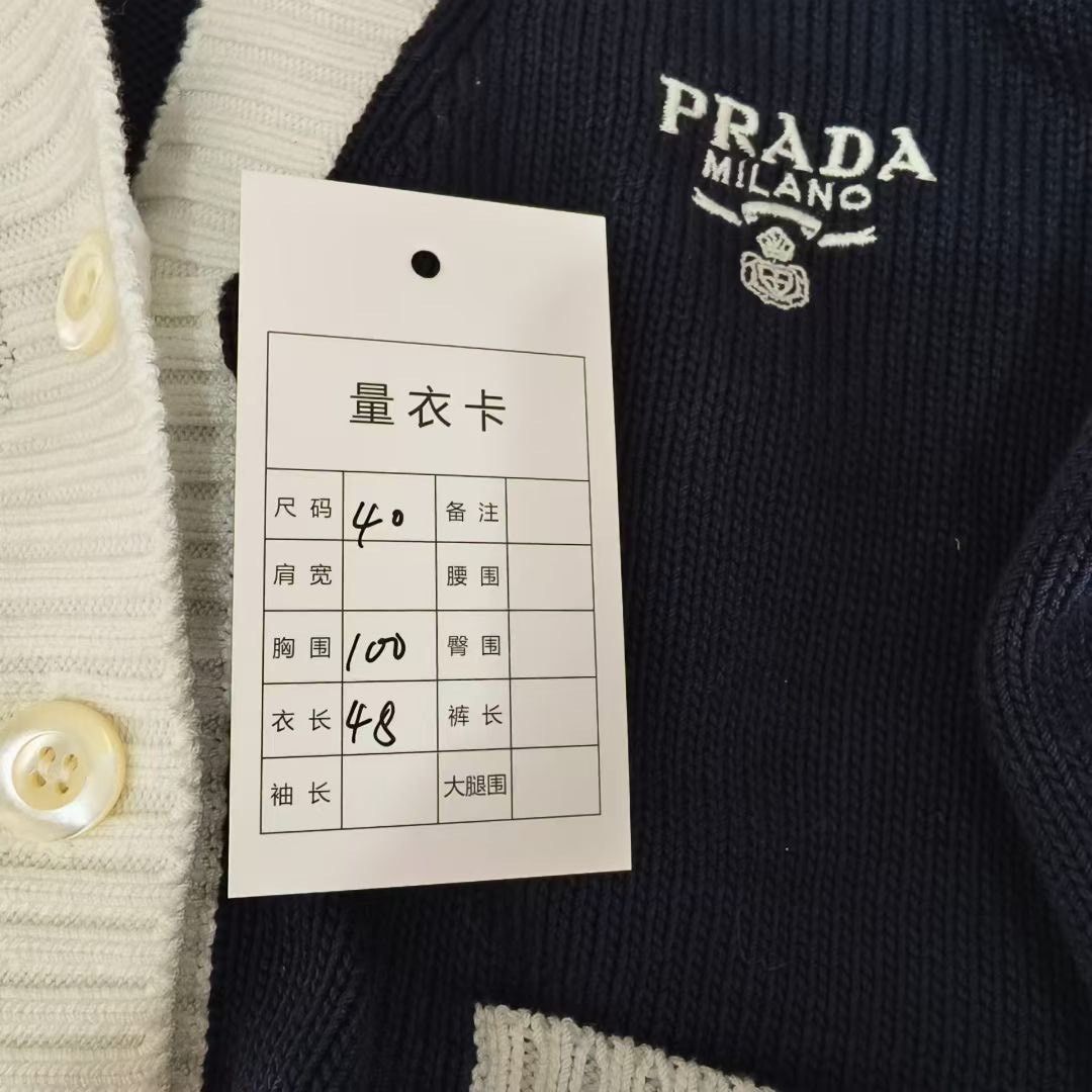Prada Prada Women's Black Knit Cardigan Size S / US 4 / IT 40 - 7 Thumbnail