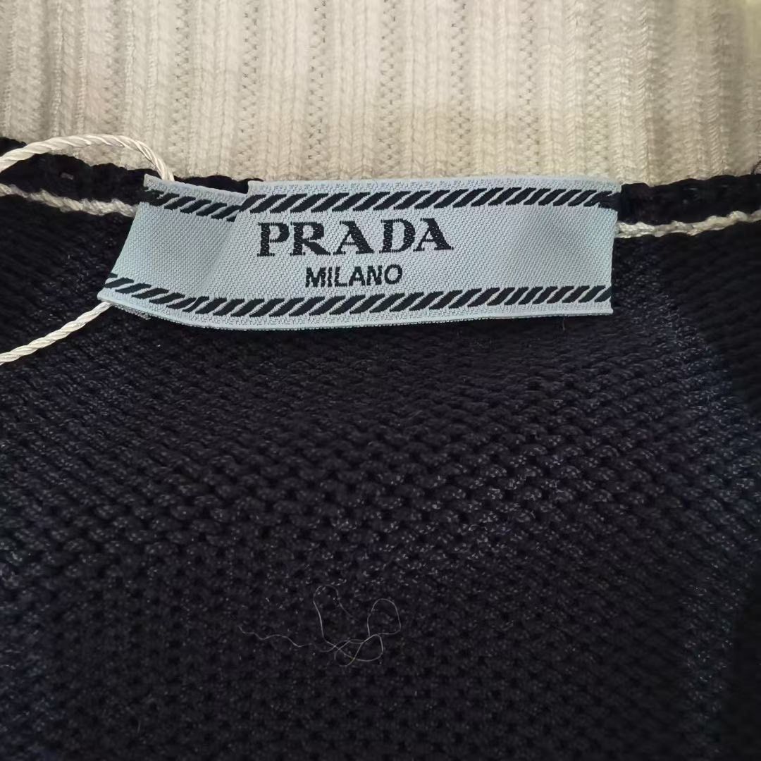 Prada Prada Women's Black Knit Cardigan Size S / US 4 / IT 40 - 3 Thumbnail