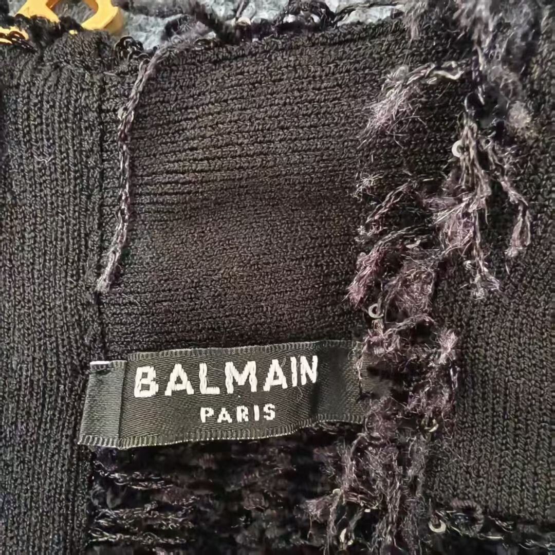 Balmain BALMAIN Button-Embellished Tweed Camisole Size XXS / US 00 / IT 34 - 4 Thumbnail