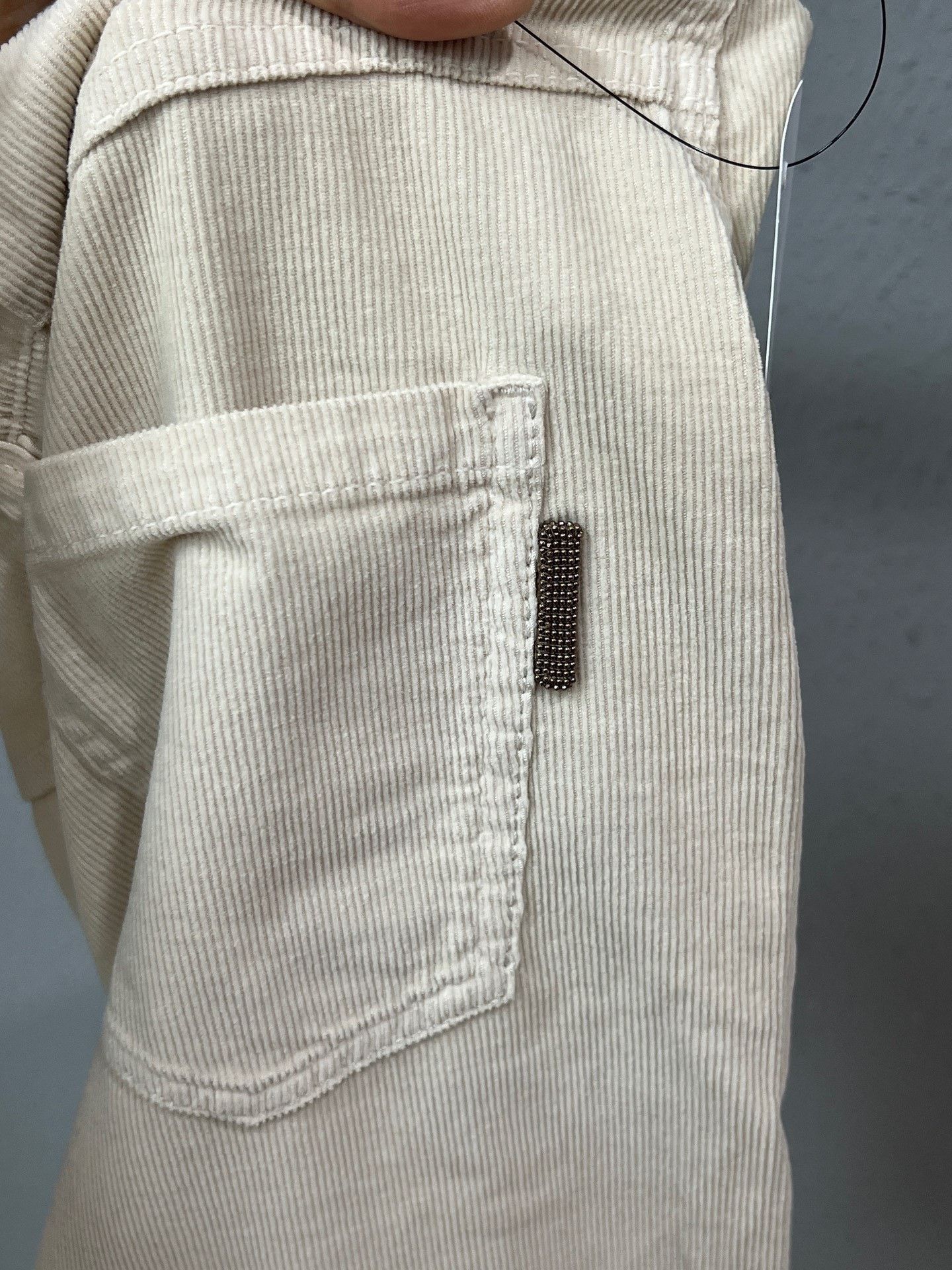 Brunello Cucinelli Brunello Cucinelli High-Waist Cashmere Blend Trousers Size 36" / US 14 / IT 50 - 3 Thumbnail