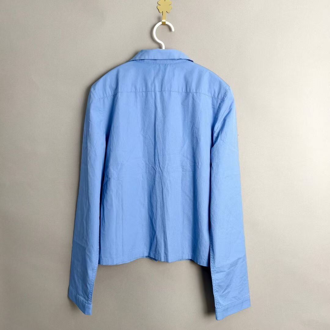 Miu Miu MIU MIU FW24 Logo Embroidered Casual Shirt Size M / US 6-8 / IT 42-44 - 2 Thumbnail