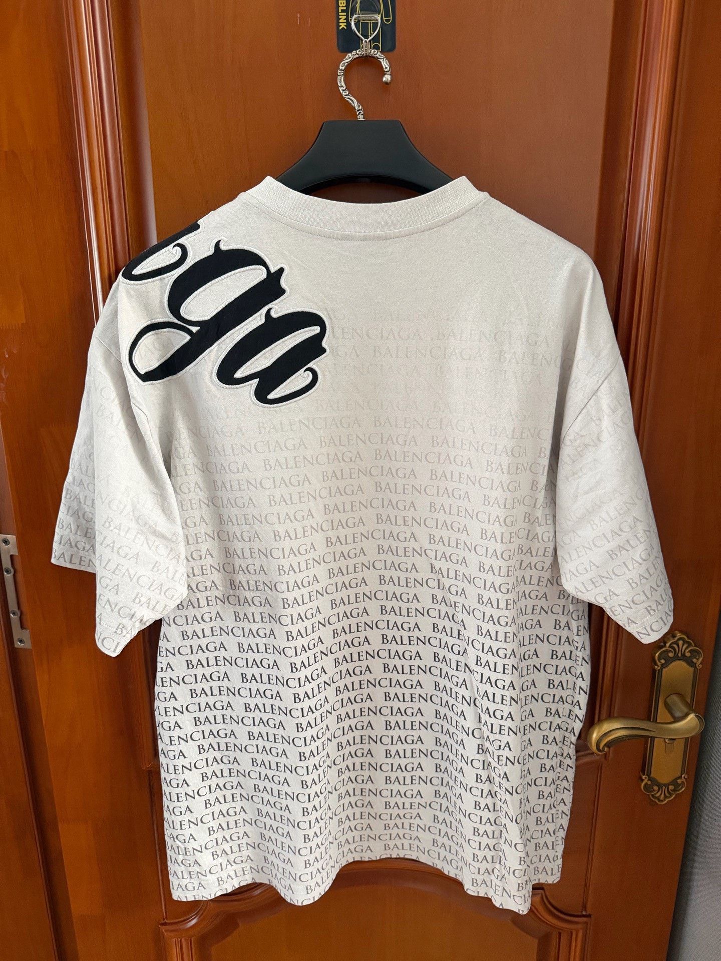 Balenciaga Balenciaga 2026 All-Over Logo Short-Sleeve T-Shirt Size US M / EU 48-50 / 2 - 2 Thumbnail