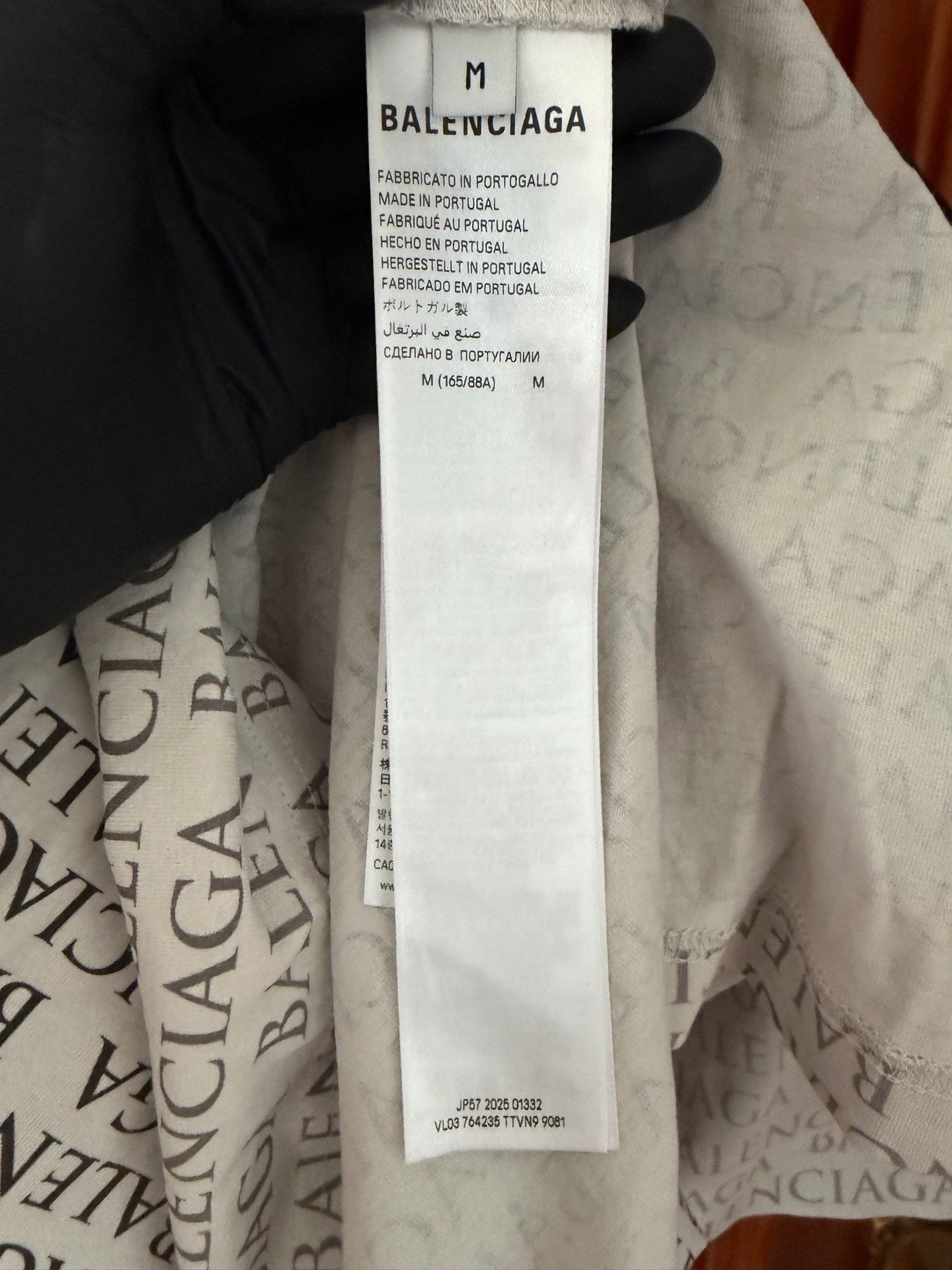 Balenciaga Balenciaga 2026 All-Over Logo Short-Sleeve T-Shirt Size US M / EU 48-50 / 2 - 4 Thumbnail