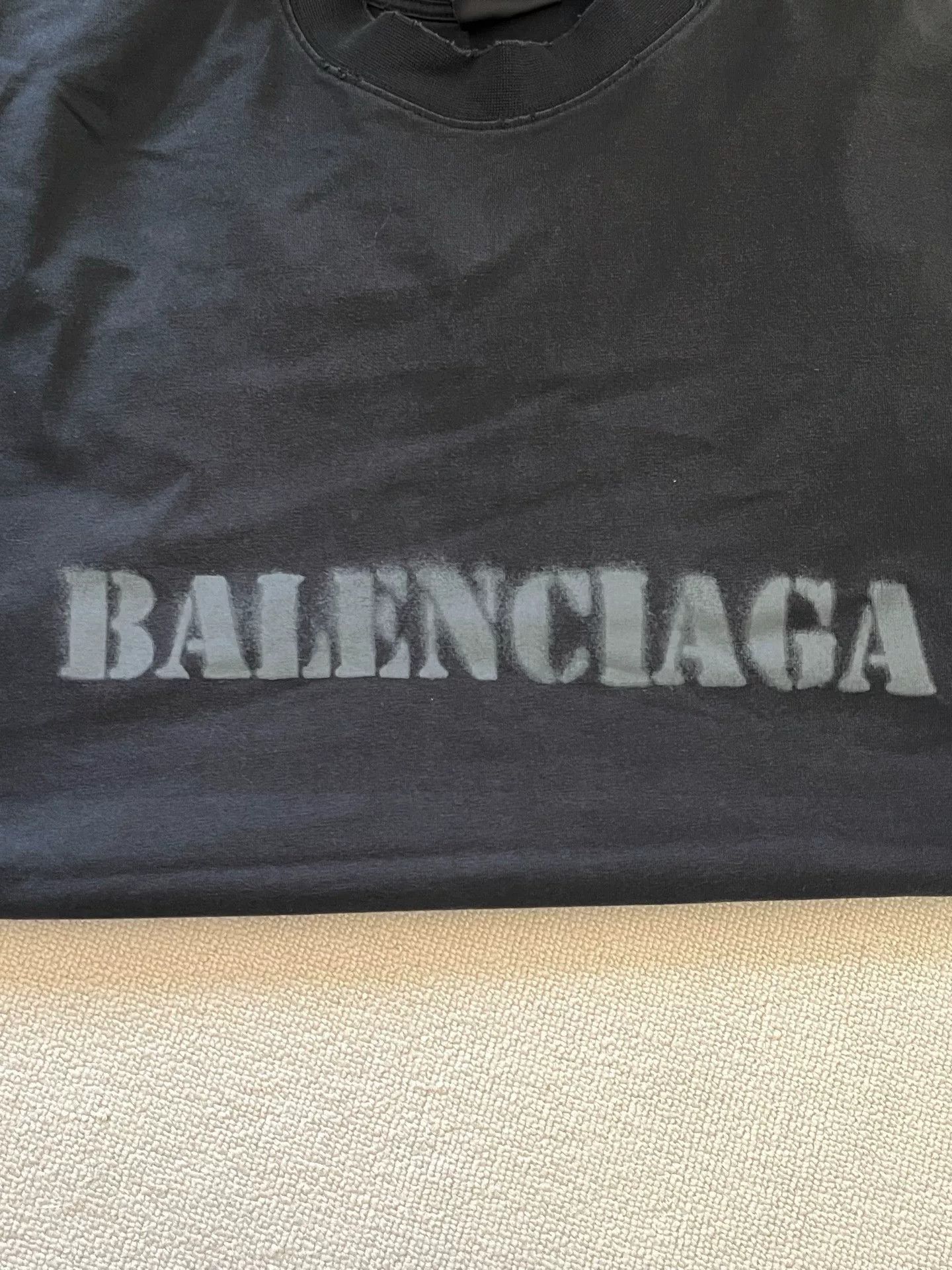 Balenciaga Balenciaga Letter Print Loose Short-Sleeve T-Shirt Size US M / EU 48-50 / 2 - 3 Thumbnail