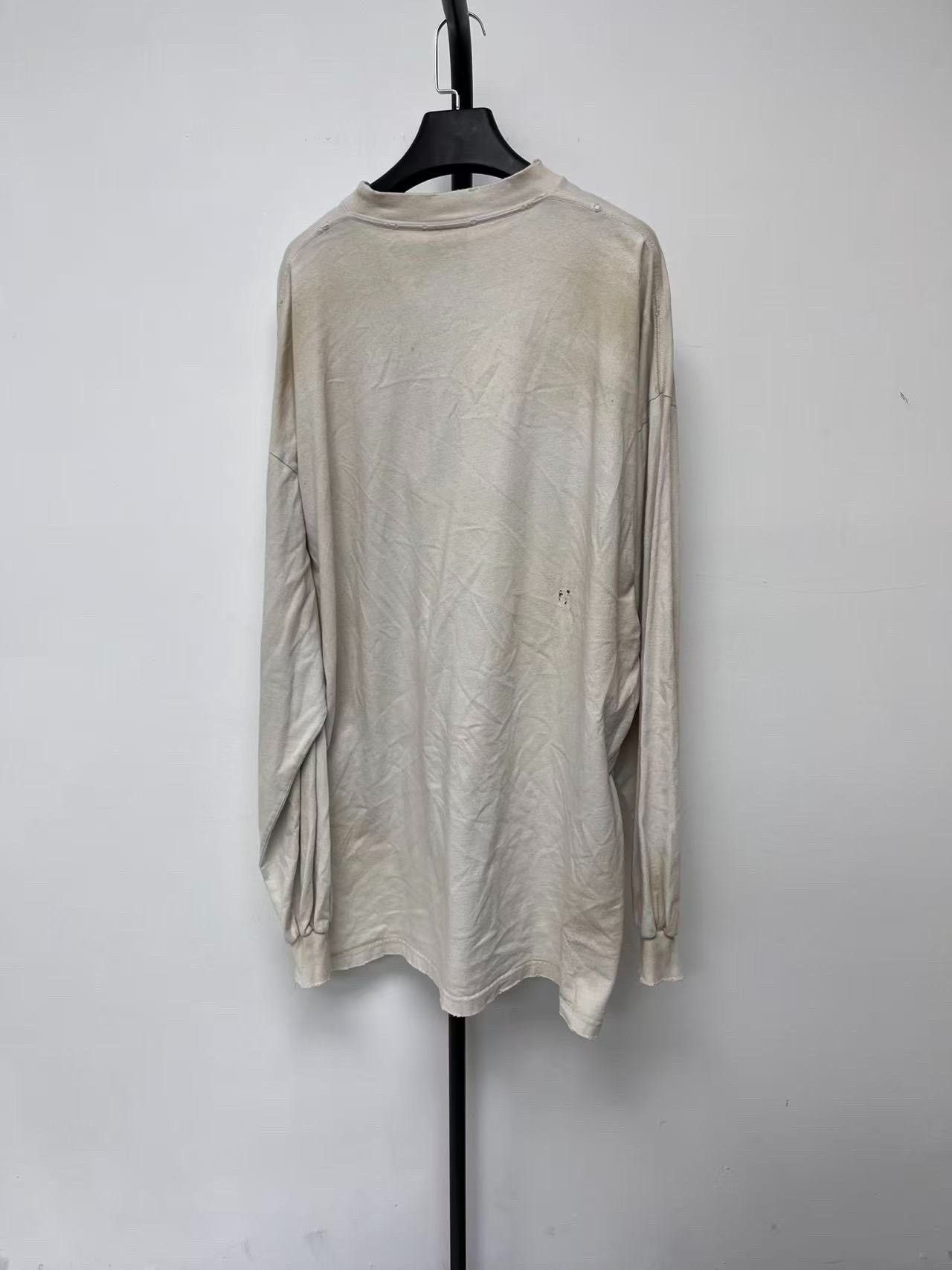 Balenciaga Balenciaga Men's Crewneck Printed Long-sleeve T-shirt Size US L / EU 52-54 / 3 - 2 Thumbnail