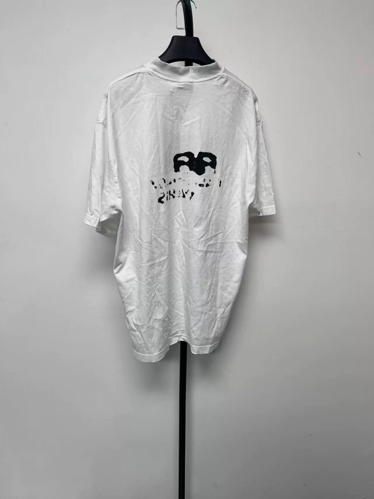 Balenciaga Balenciaga Logo Print Crewneck Short Sleeve T-Shirt Size US S / EU 44-46 / 1 - 2 Thumbnail